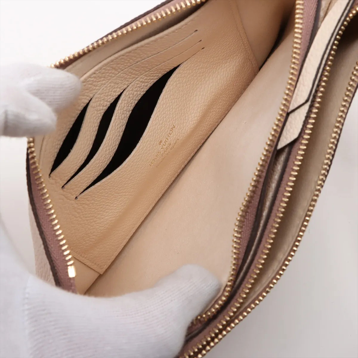 Louis Vuitton Monogram Empreinte Pochette Double Zip