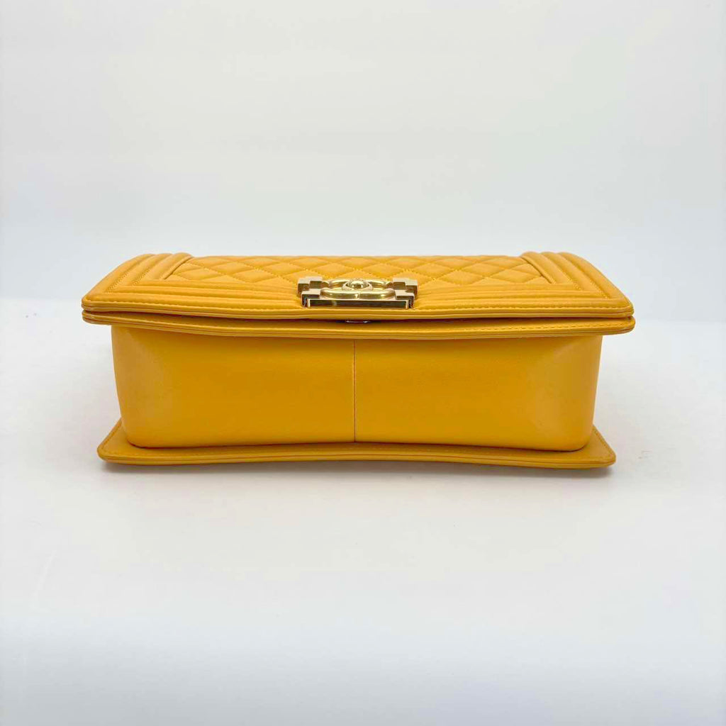 Chanel Medium Lambskin Yellow