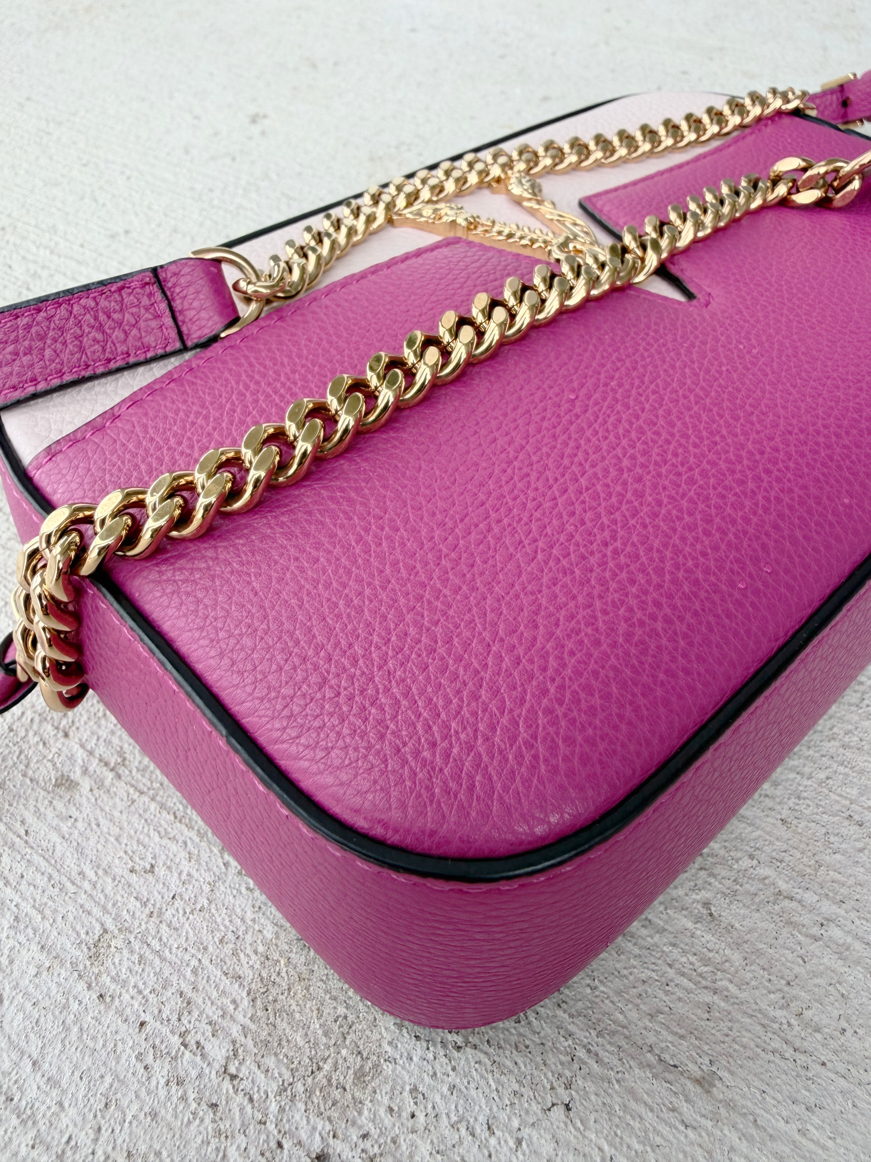 Versace Pink Camera Bag
