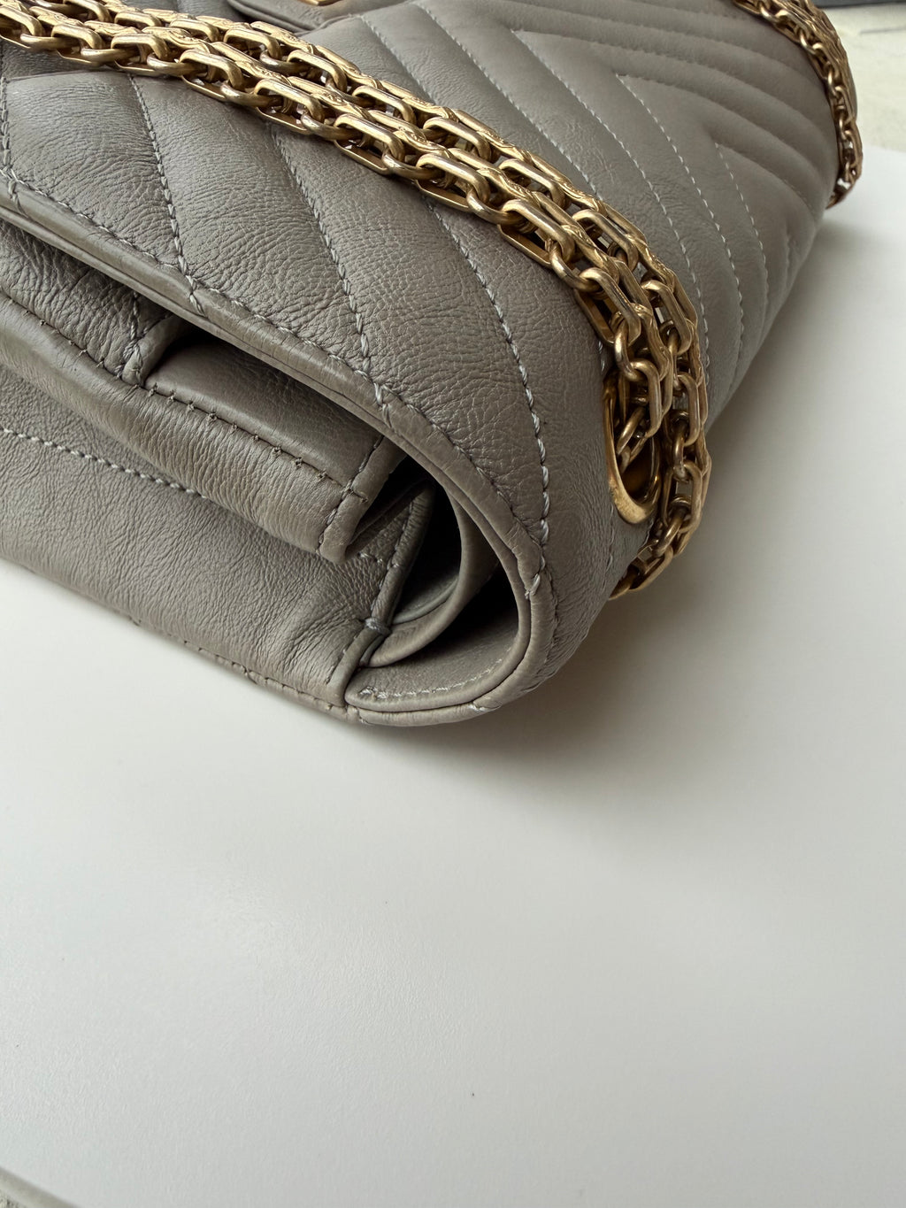 Chanel Reissue Double Flap Grey