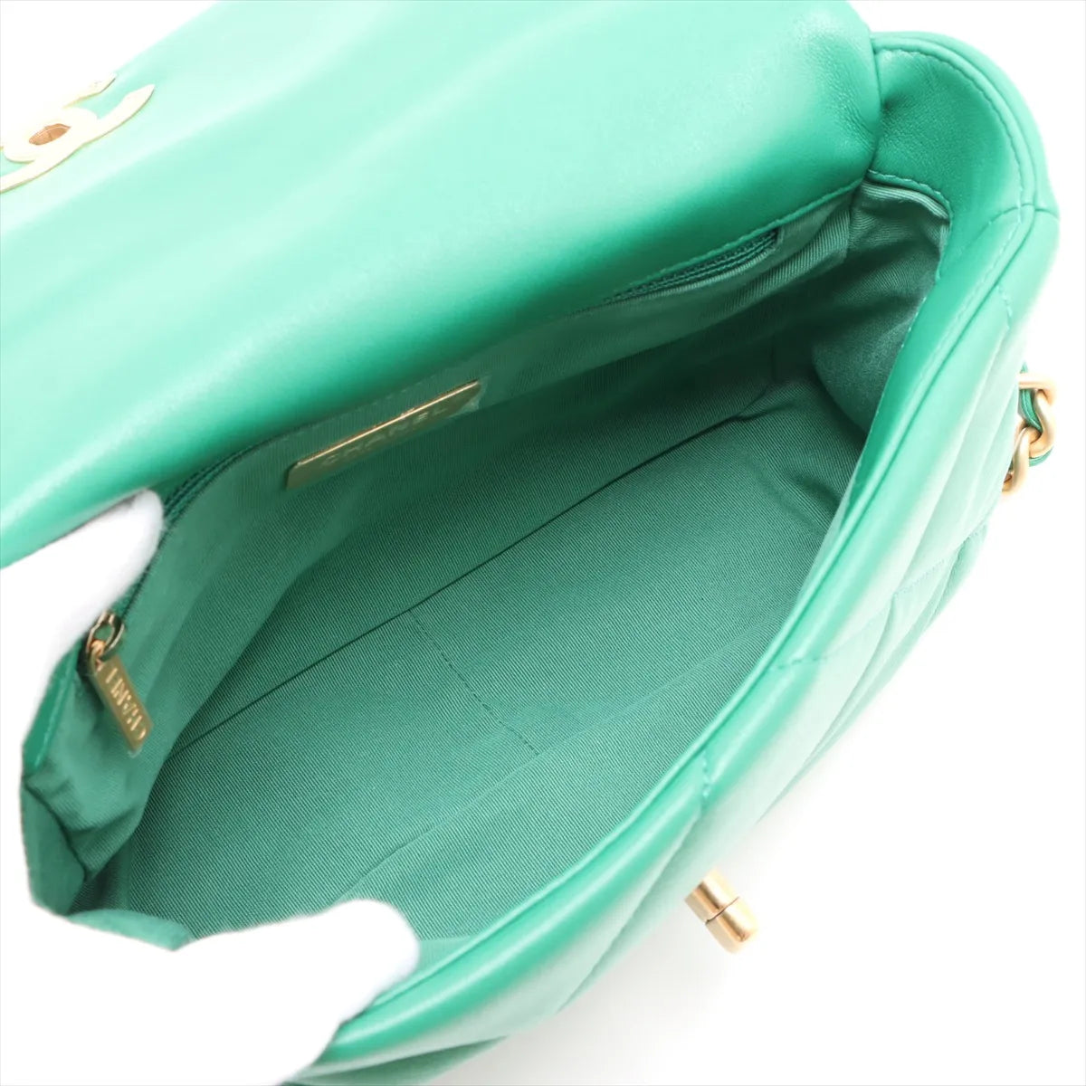 Chanel 19 Green Crossbody