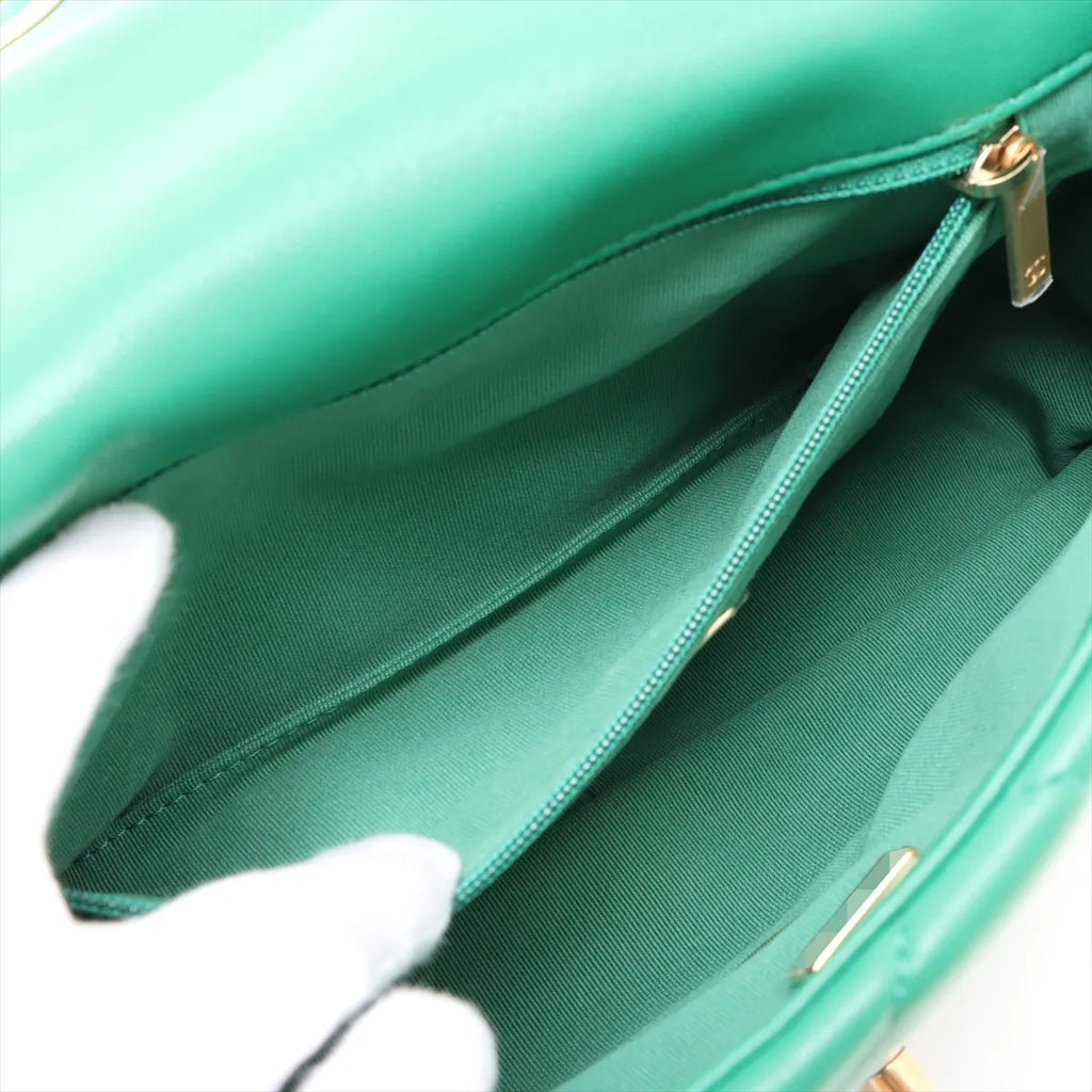 Chanel 19 Green Crossbody