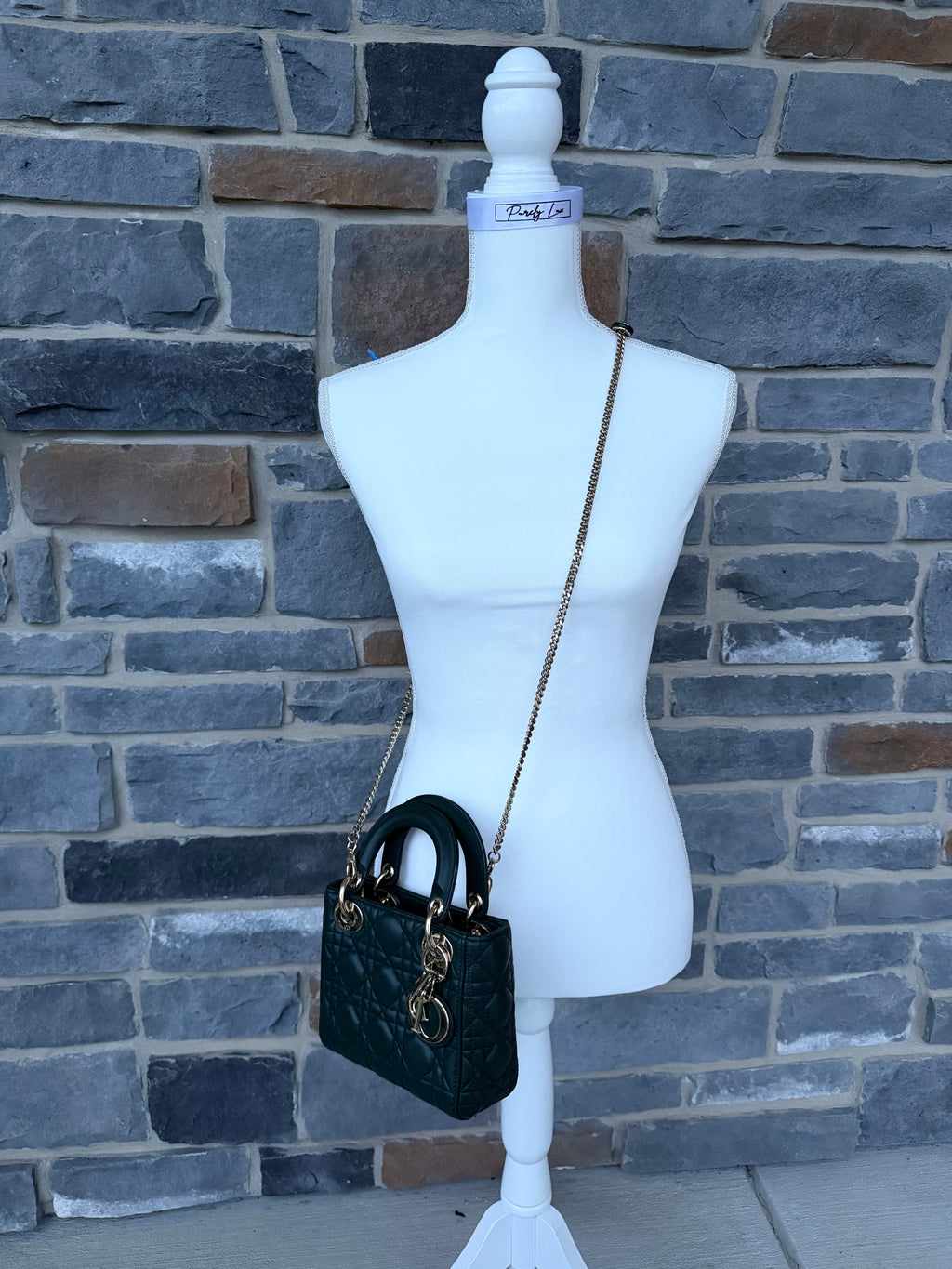 Christian Dior Mini Lady Dior Green