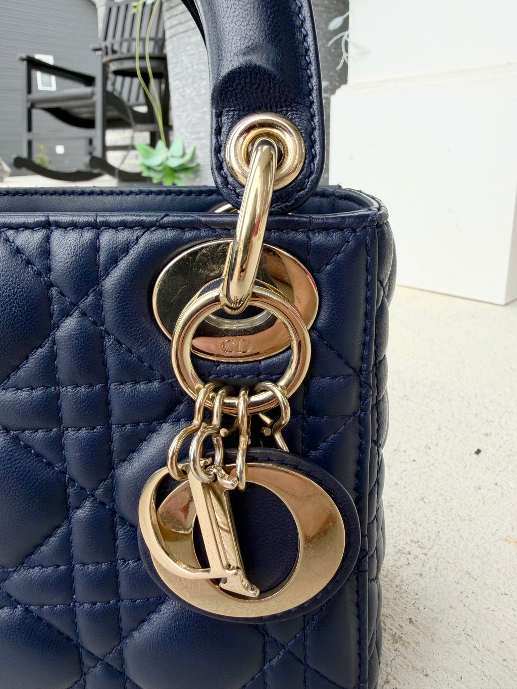 Christian Dior Mini Navy Blue