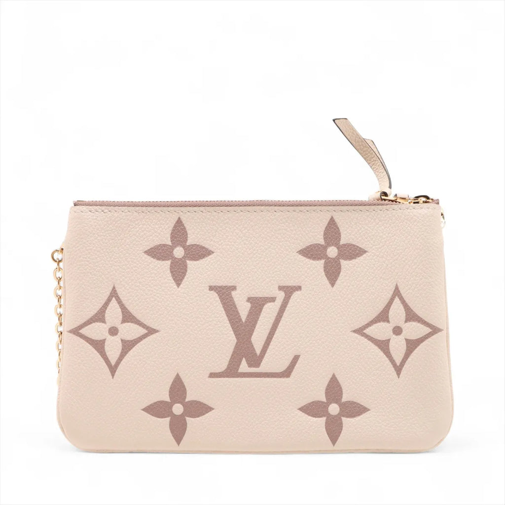 Louis Vuitton Monogram Empreinte Pochette Double Zip