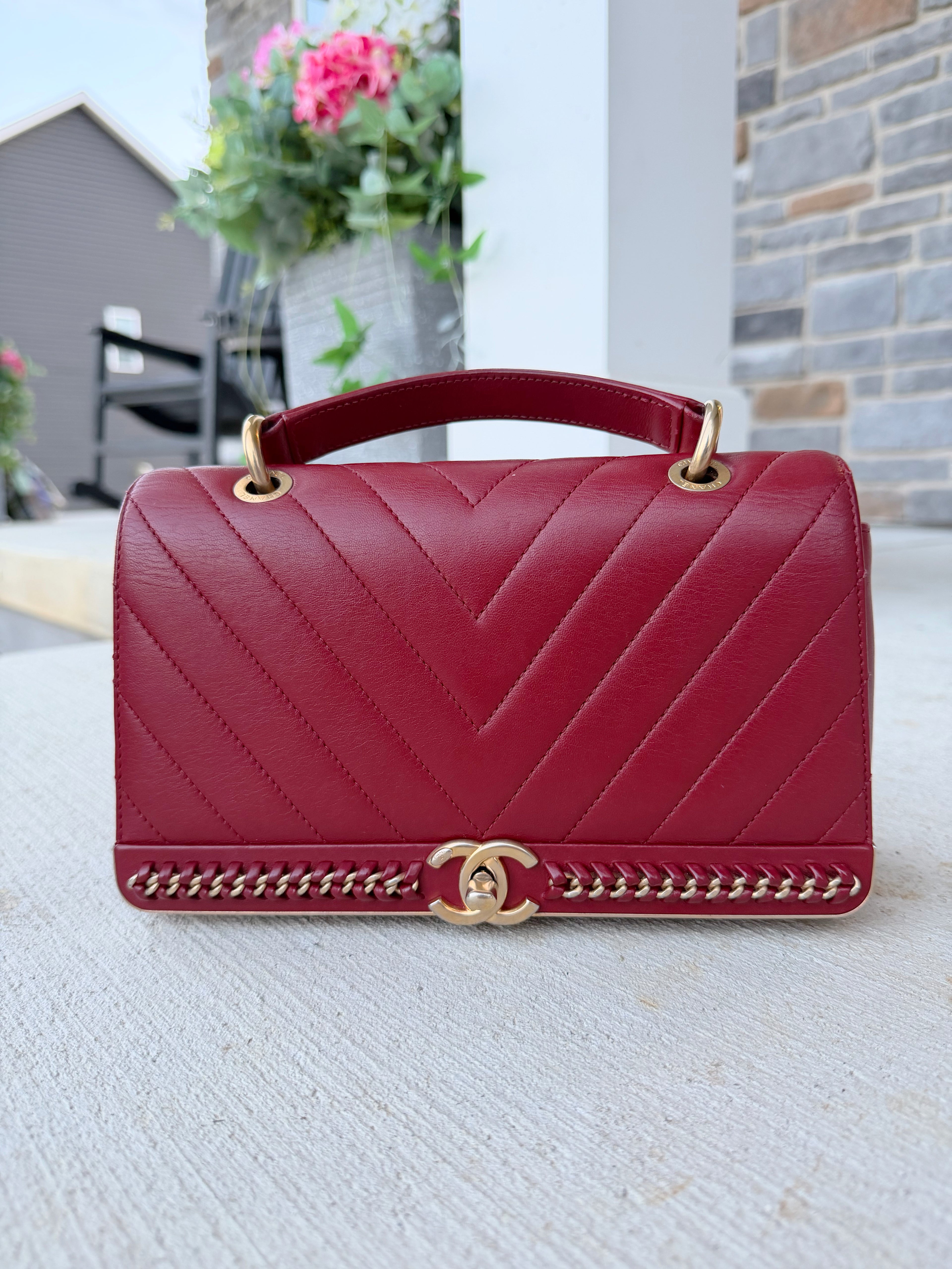 Chanel Chevron Two Way