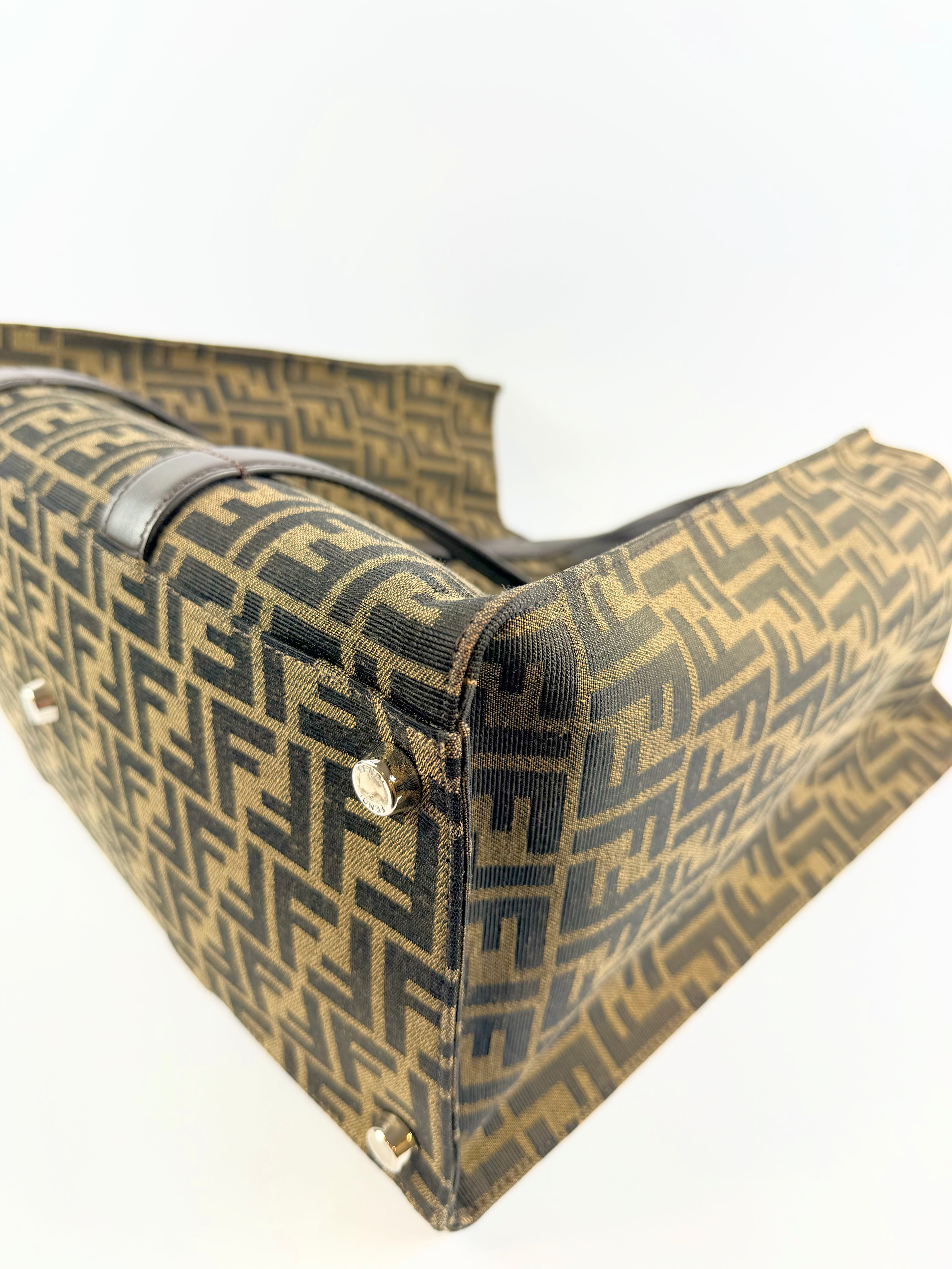 Fendi Zucca Tote Crossbody