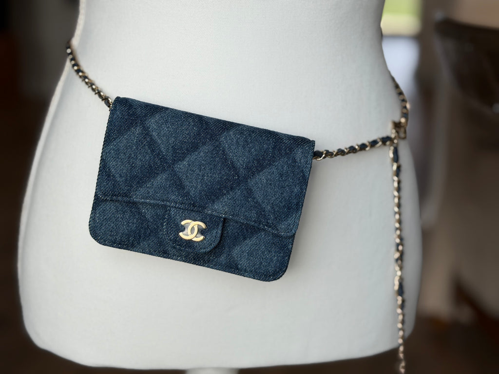 Chanel Denim Waist Bag
