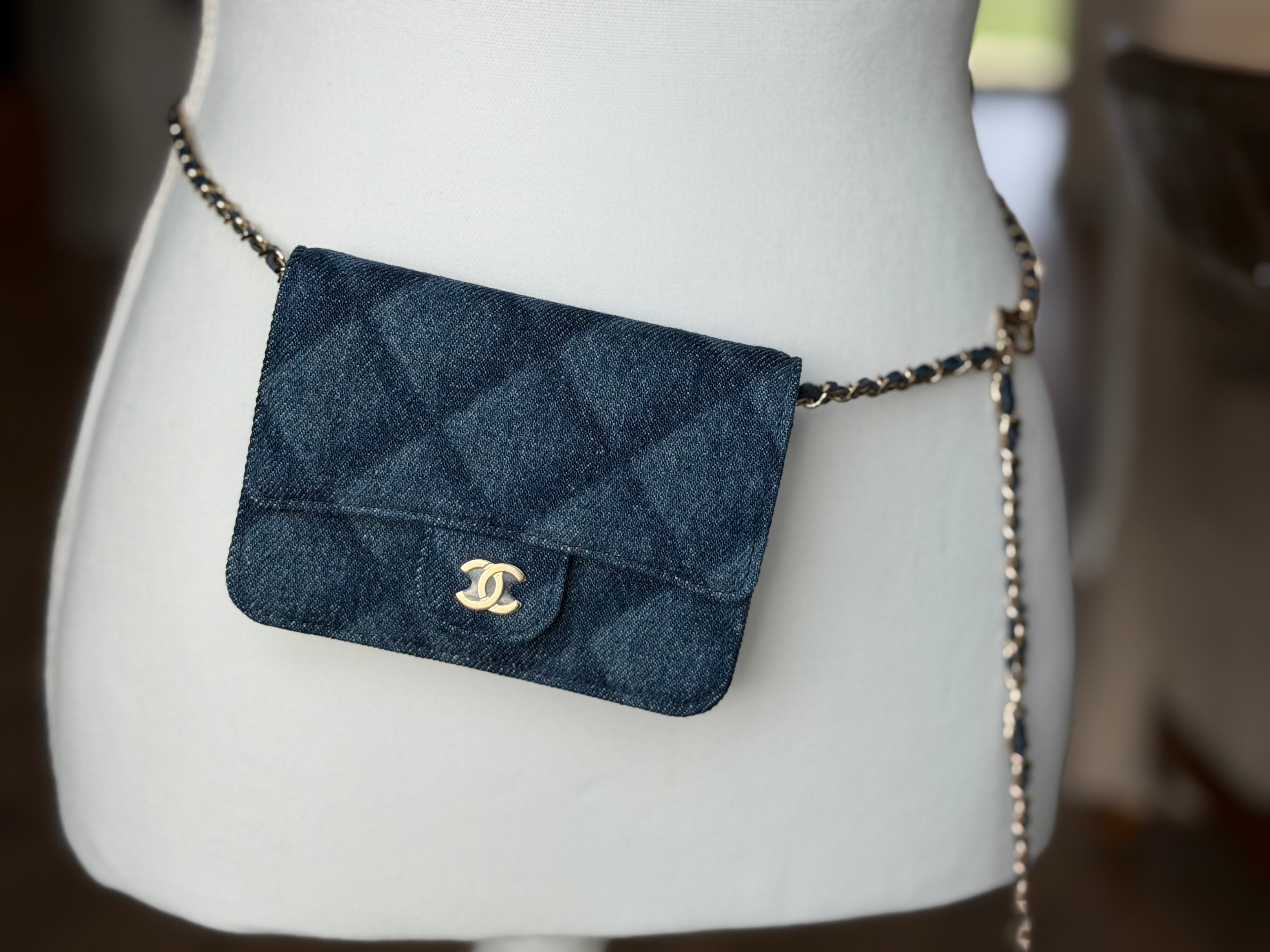 Chanel Denim Waist Bag