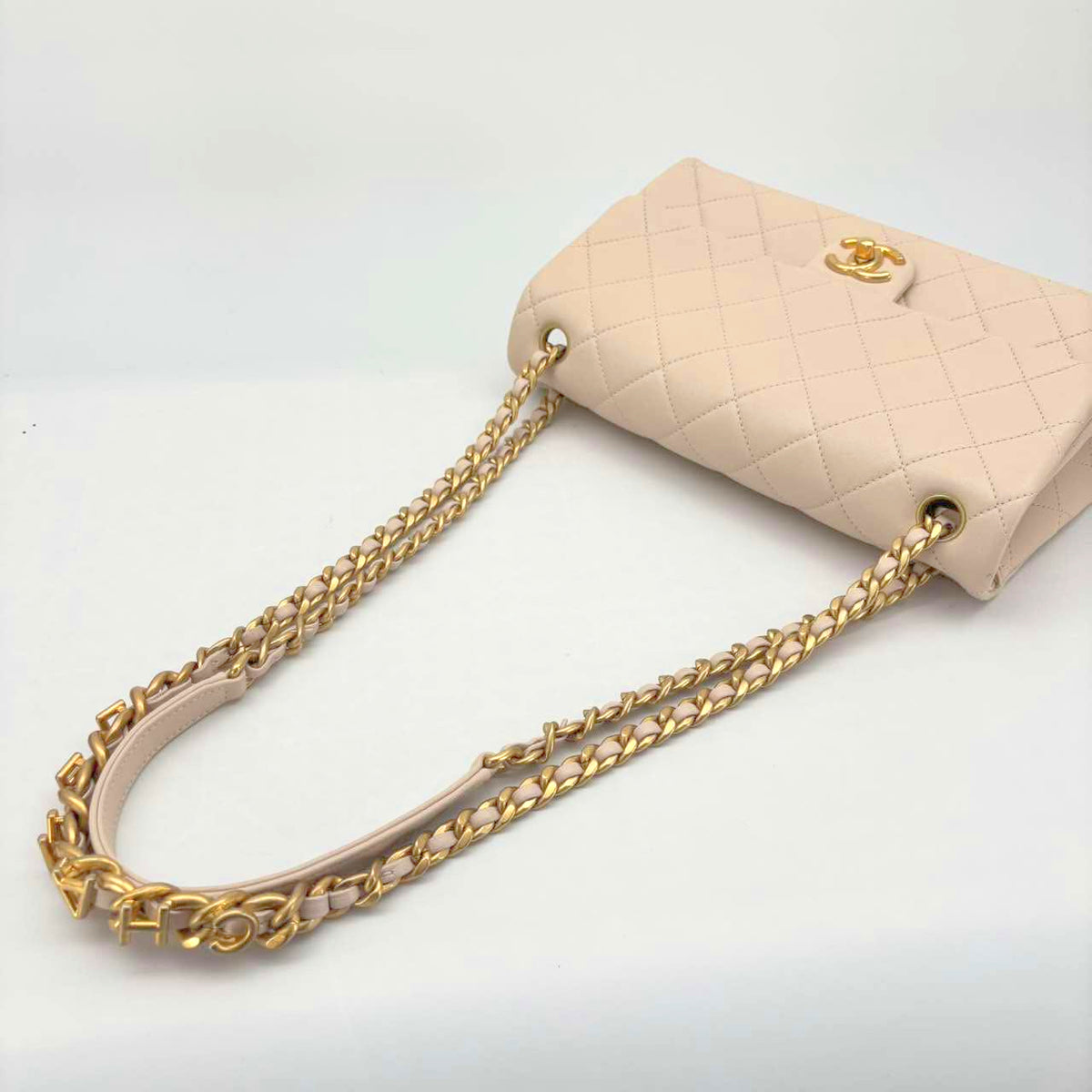 Chanel Beige Microchipped Crossbody