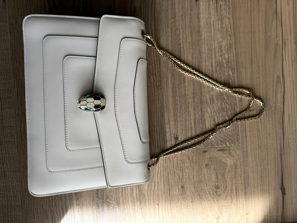Bvlgari Medium Serpenti White