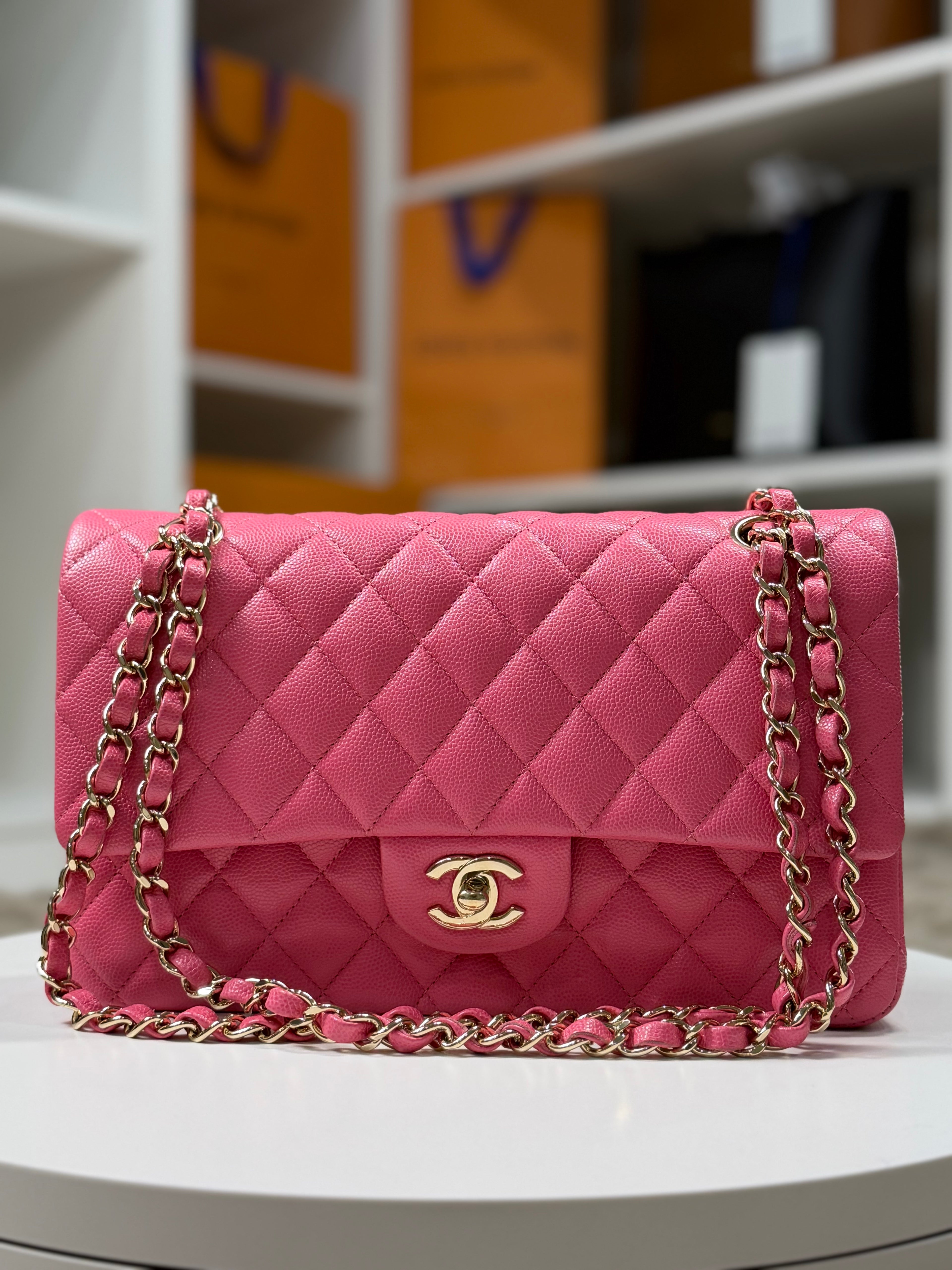 Chanel Medium Double Flap Caviar