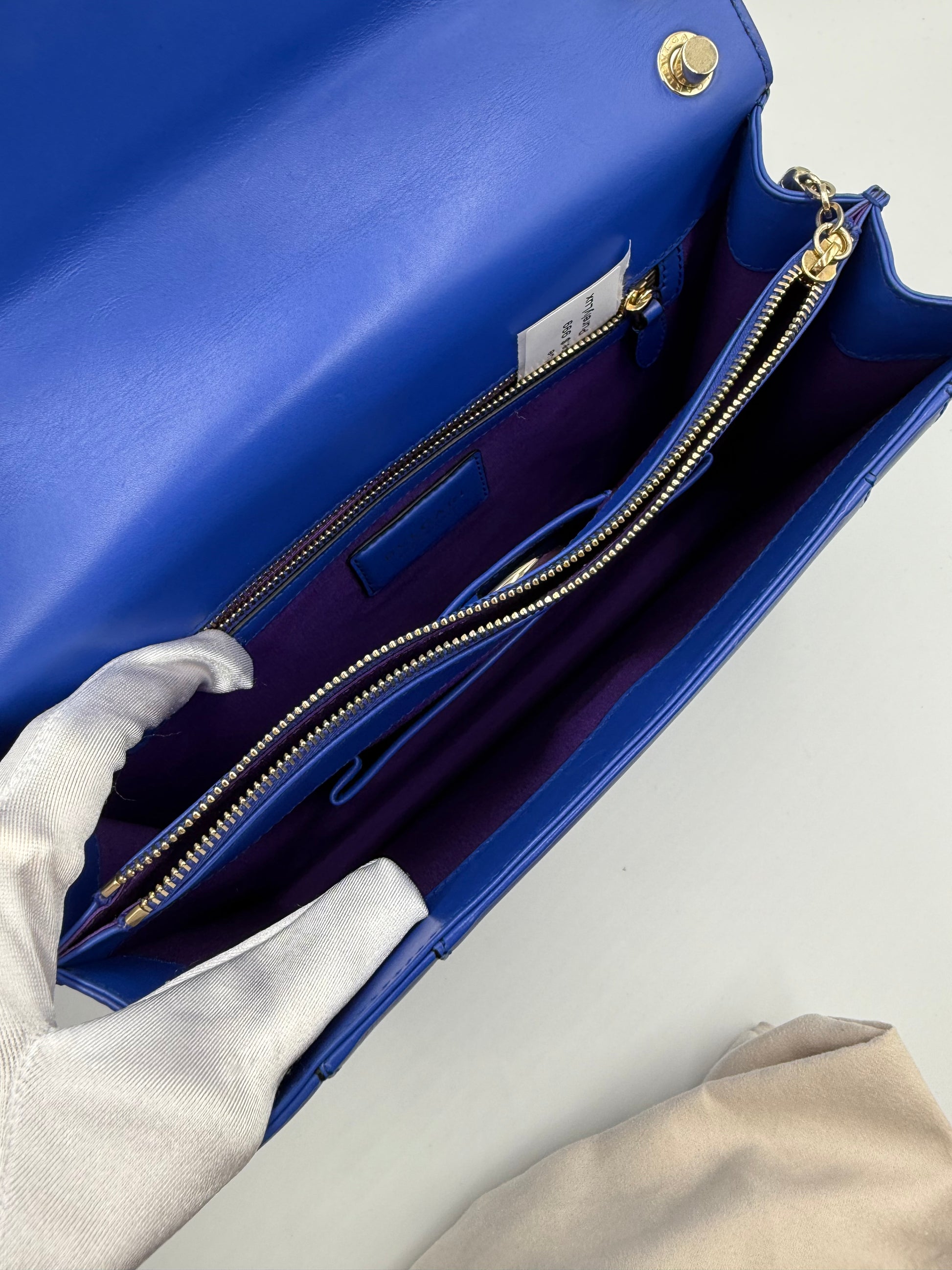 Bvlgari Blue Shoulder Bag