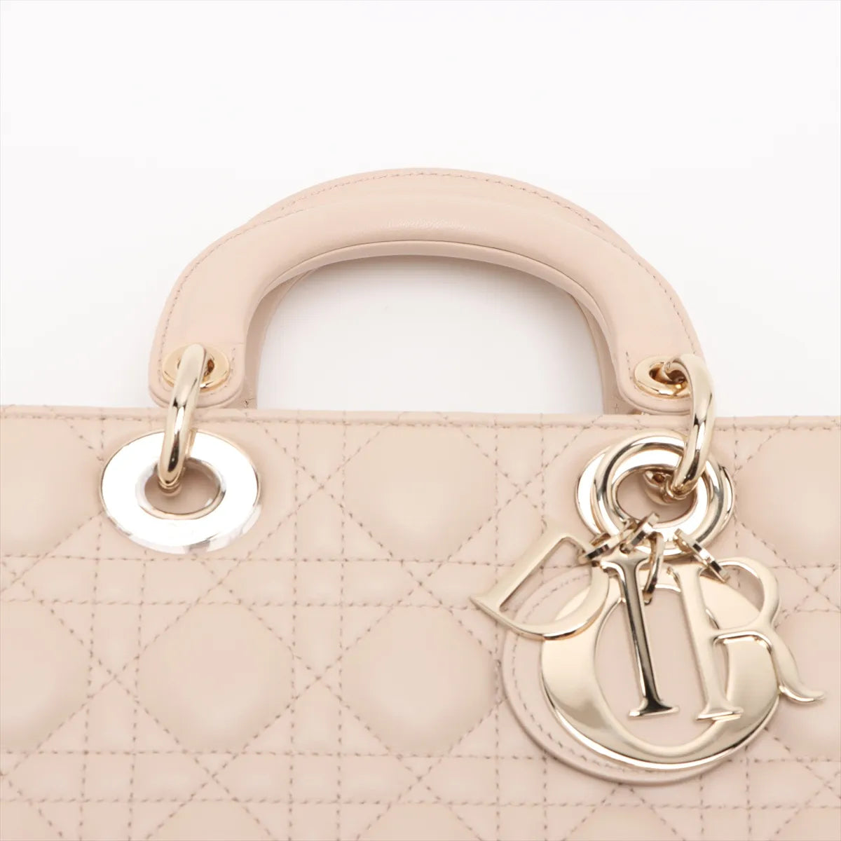 Christian Dior Cannage Lady Dejoy Beige