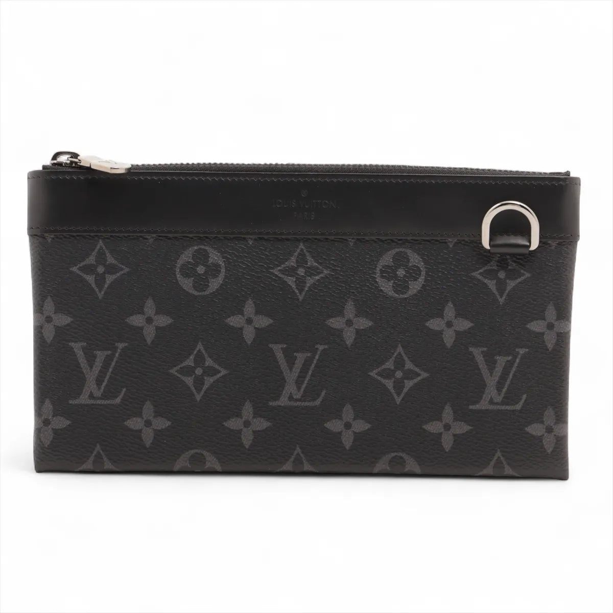 Louis Vuitton Monogram Eclipse Pochette Discovery PM Black Pouch