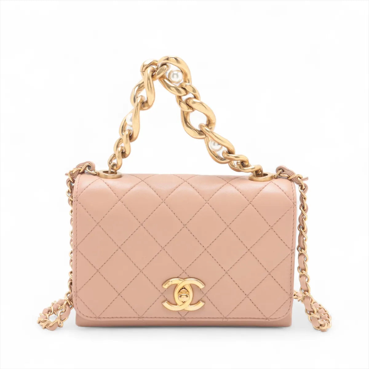 Chanel Pearl Chain Flap