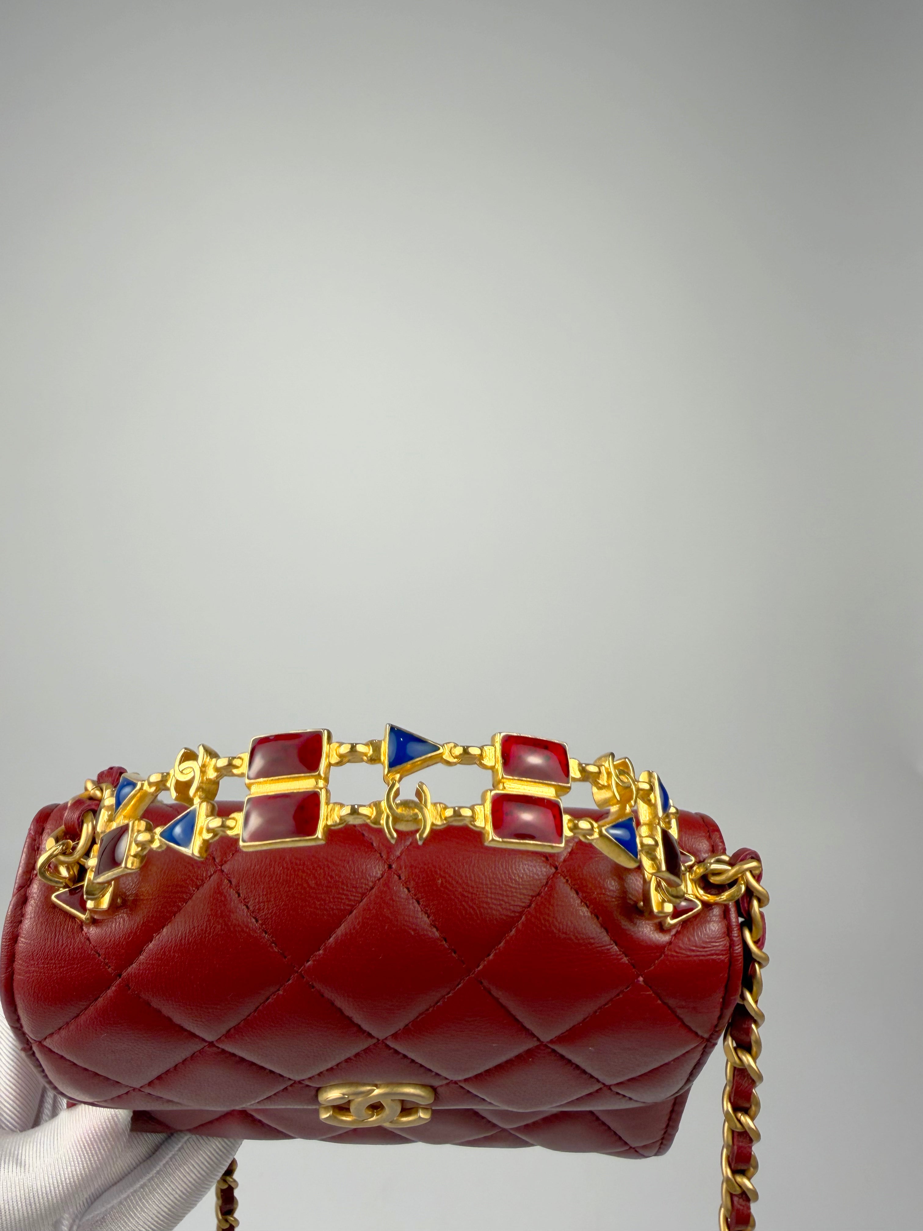 Chanel Enamel Top Handle