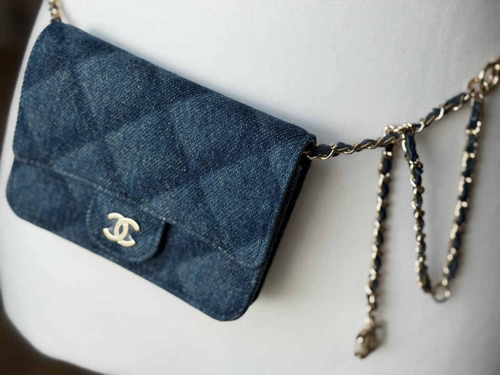 Chanel Denim Waist Bag