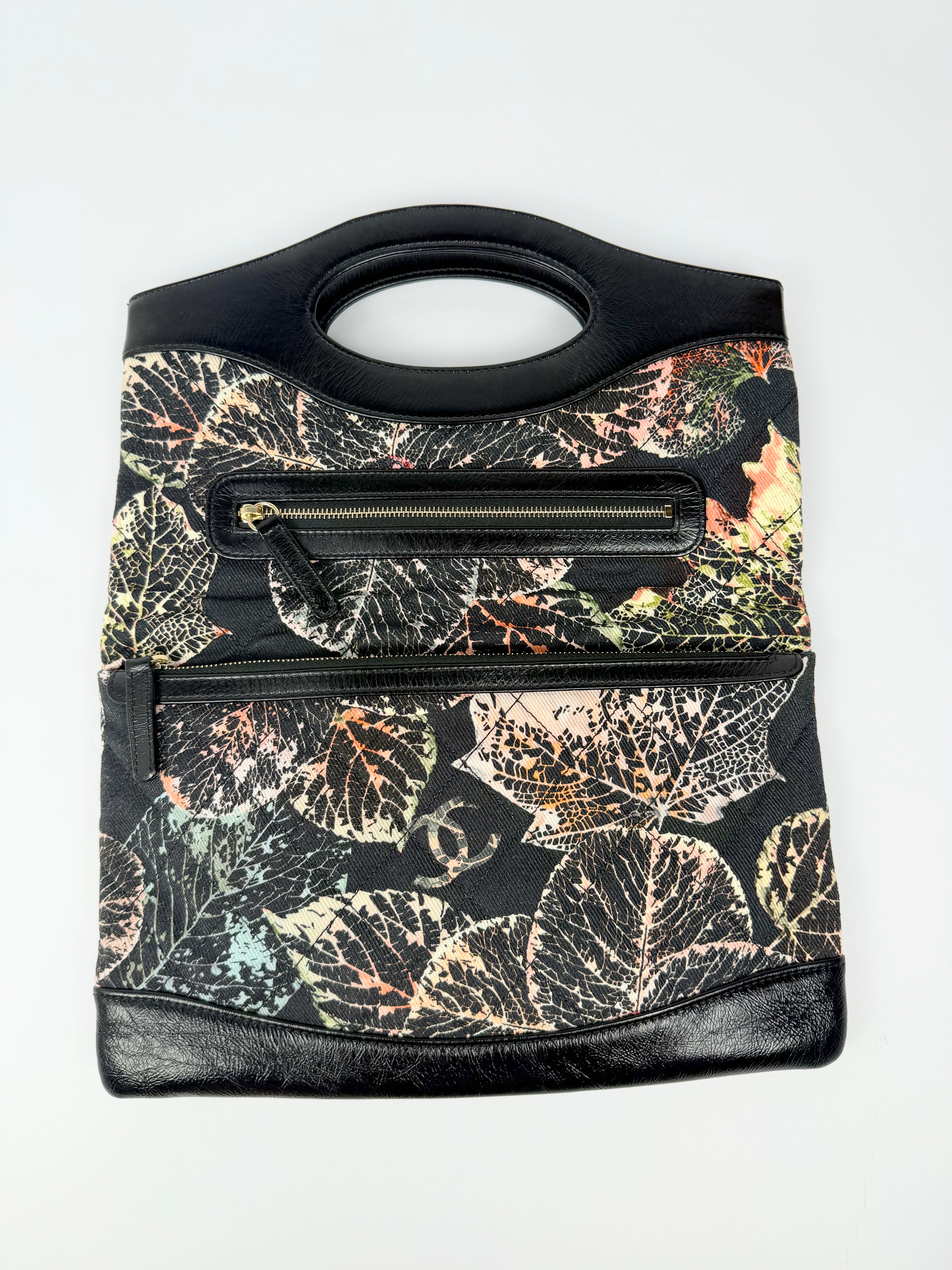 Chanel Floral Kelly Style Clutch