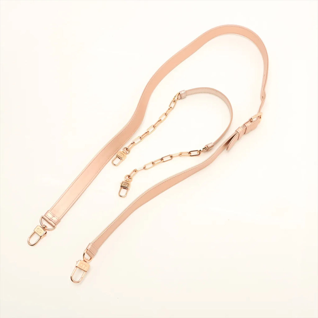Christian Dior Lady Dejoy Leather Iridescent Gold