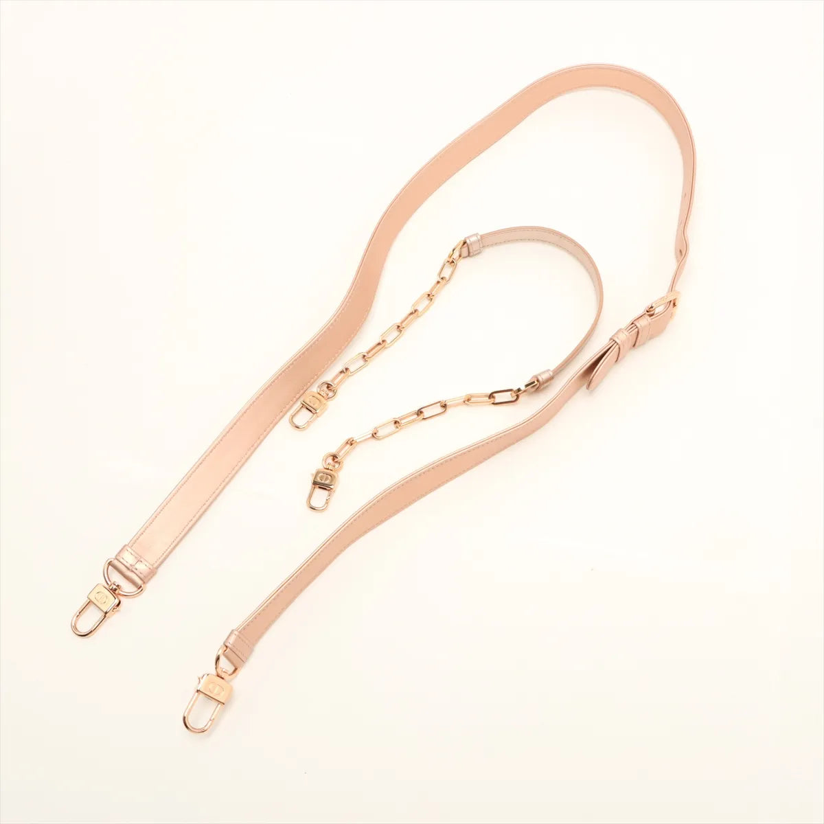 Christian Dior Lady Dejoy Leather Iridescent Gold