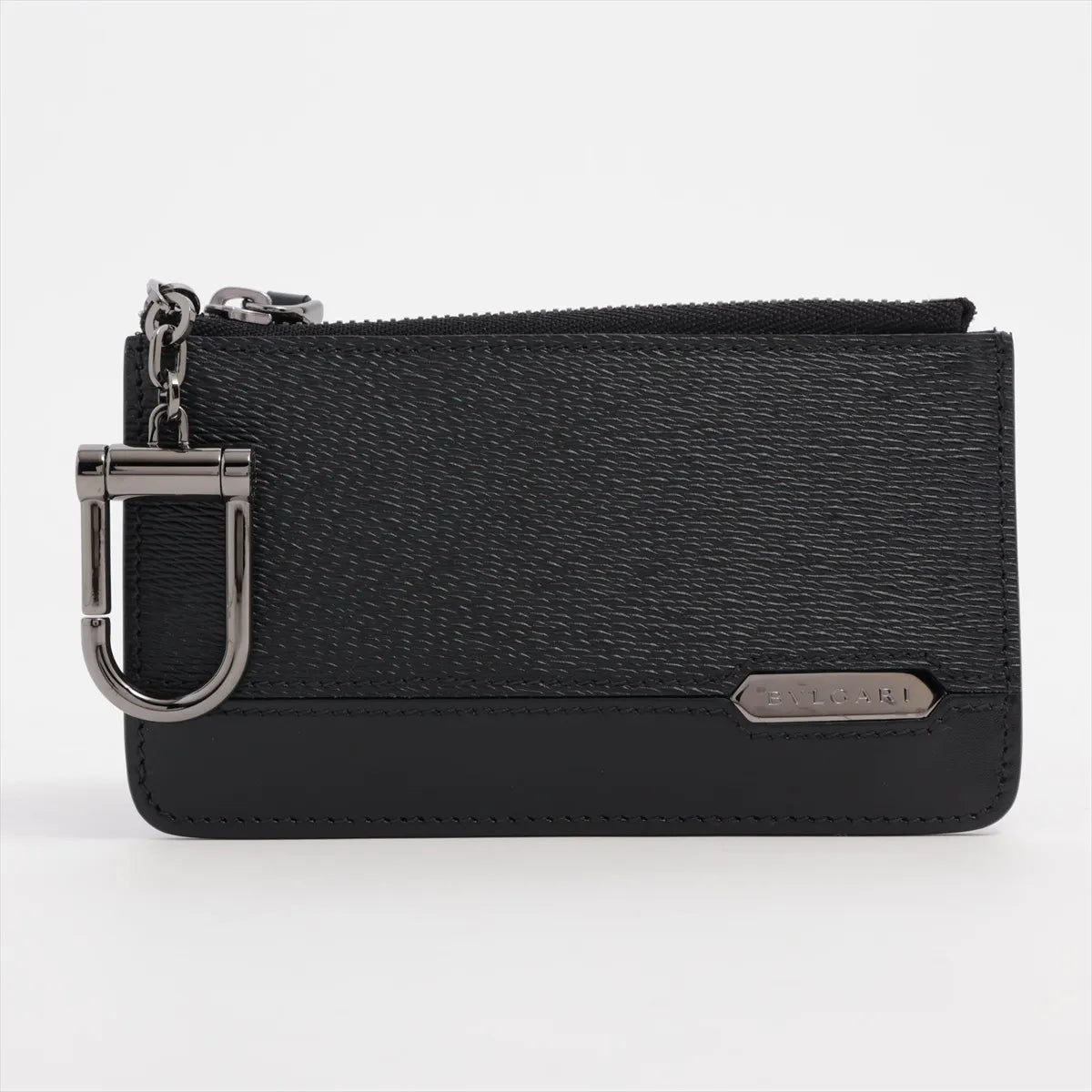 Bvlgari Leather Coin Purse Black