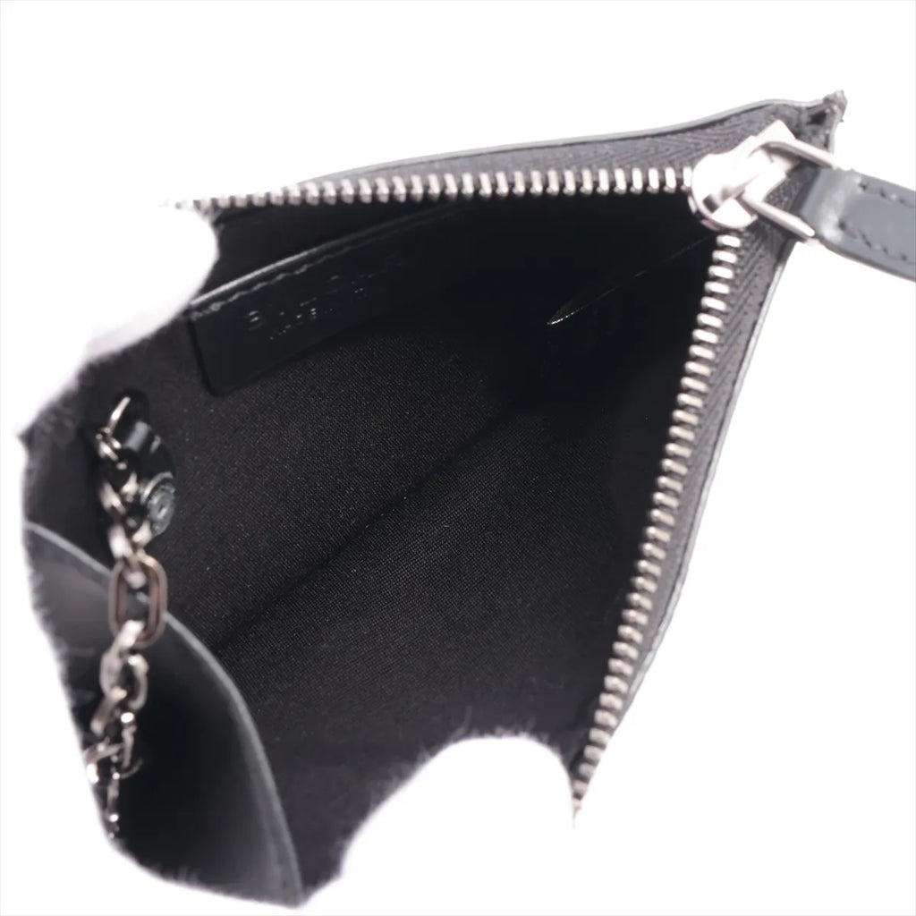 Bvlgari Leather Coin Purse Black