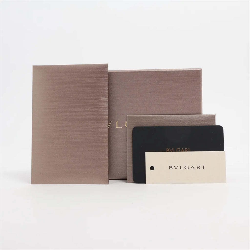 Bvlgari Leather Coin Purse Black