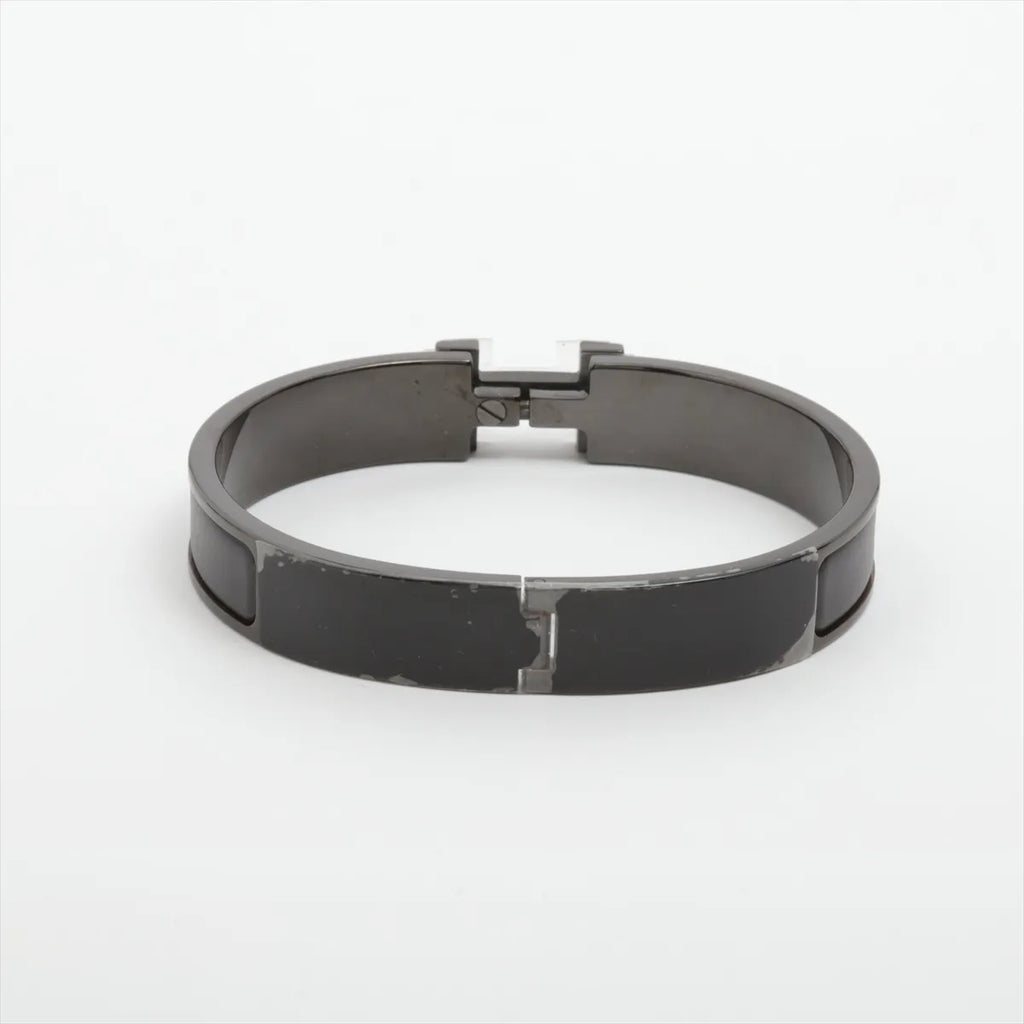 Hermès Click H fan Bangle GP Black