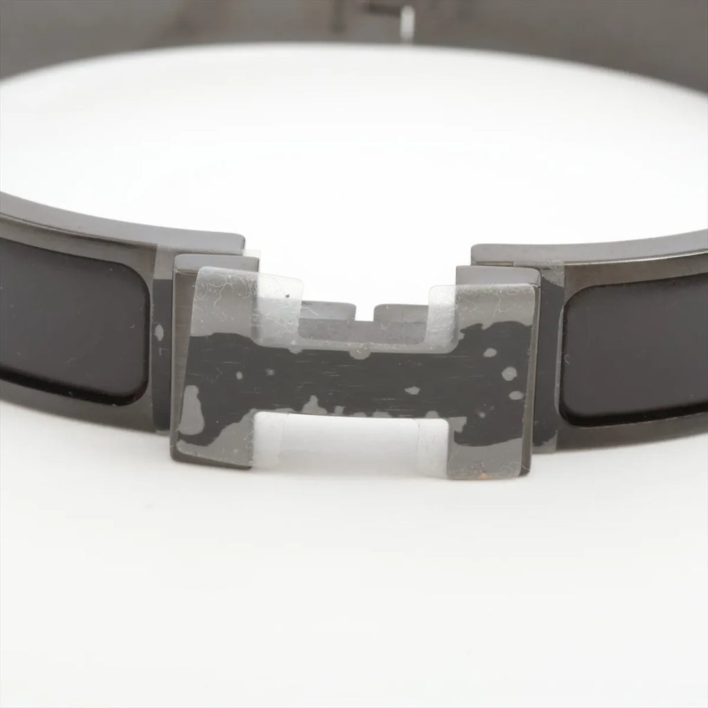 Hermès Click H fan Bangle GP Black