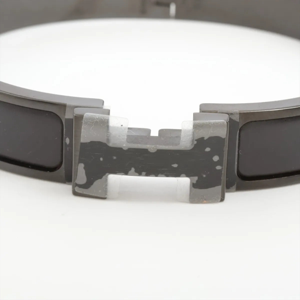 Hermès Click H fan Bangle GP Black