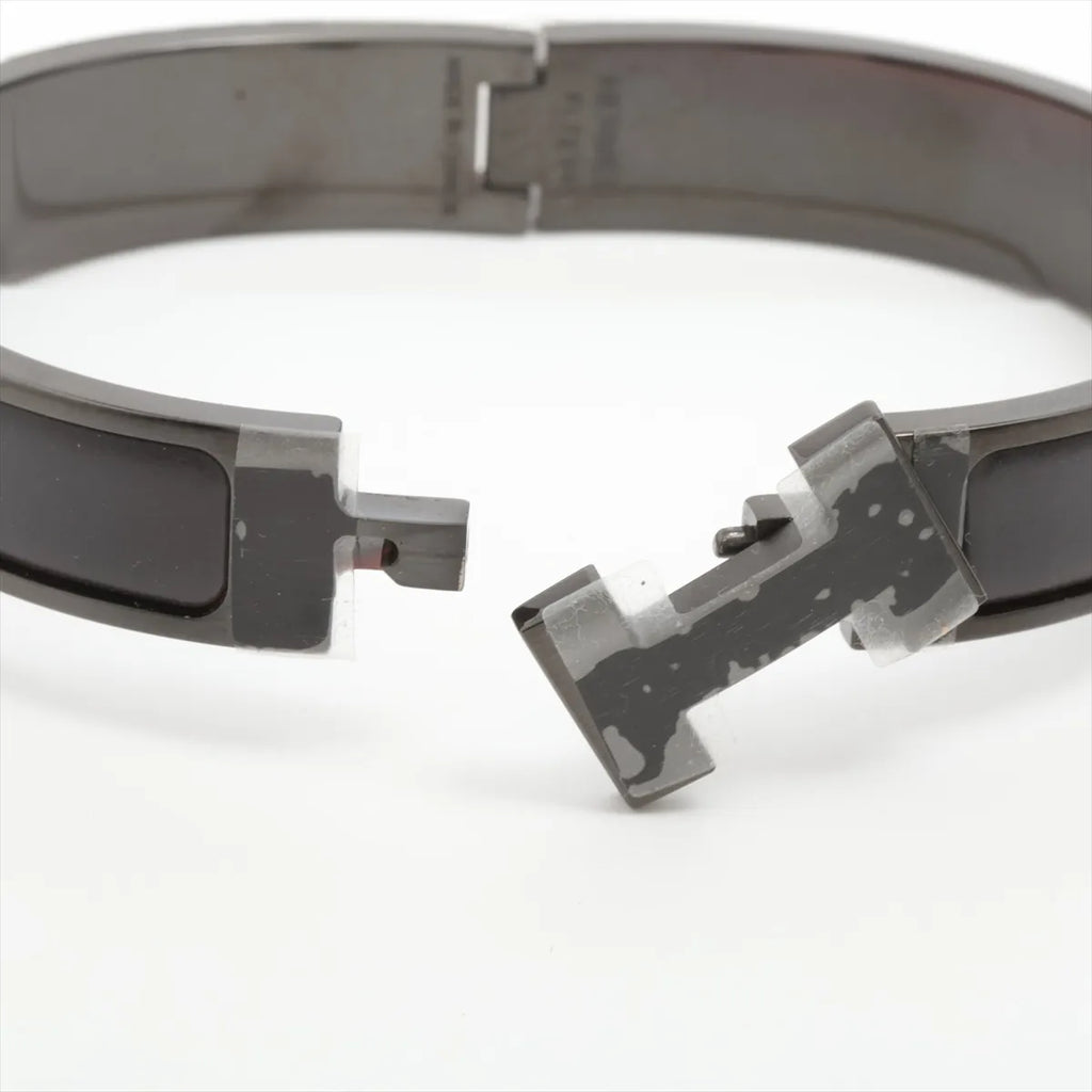 Hermès Click H fan Bangle GP Black