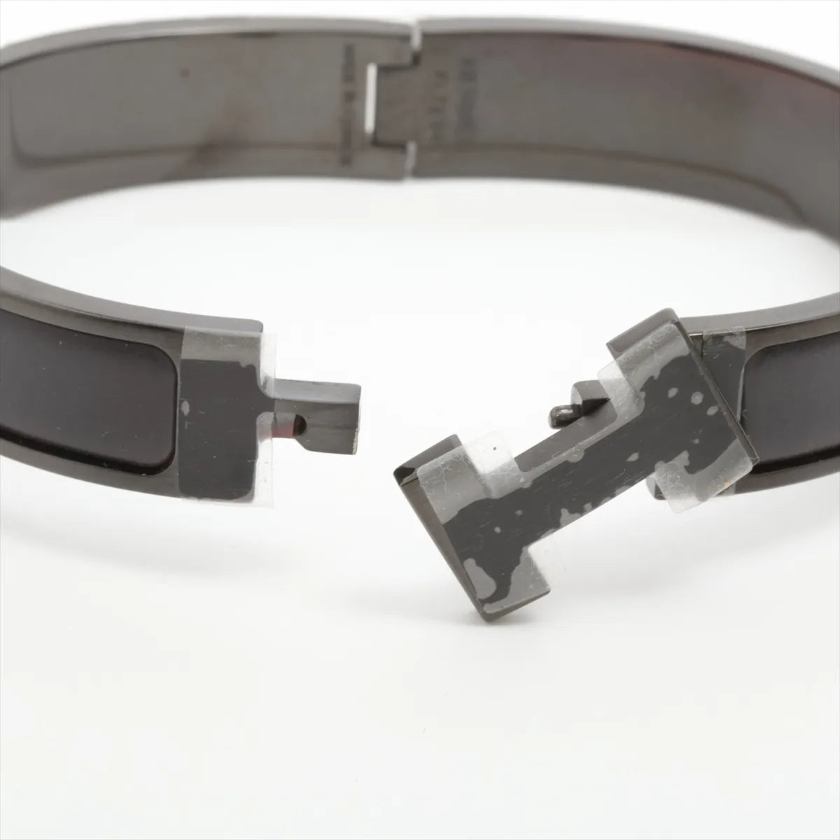 Hermès Click H fan Bangle GP Black