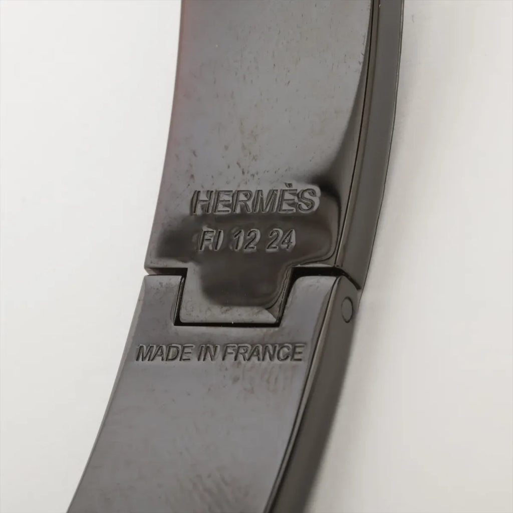 Hermès Click H fan Bangle GP Black