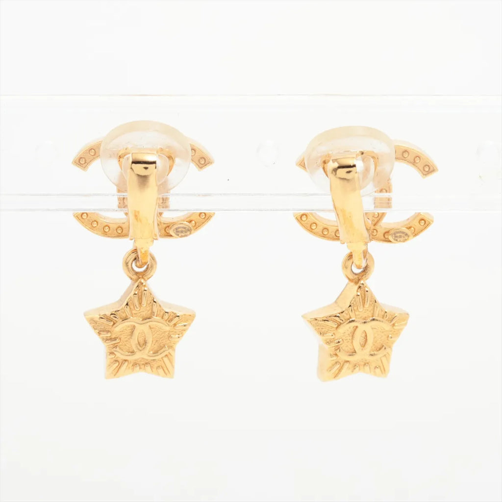 Chanel Coco Mark Clip On Earrings