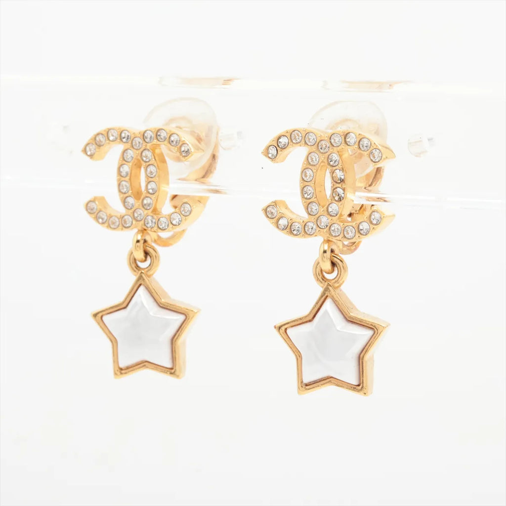Chanel Coco Mark Clip On Earrings