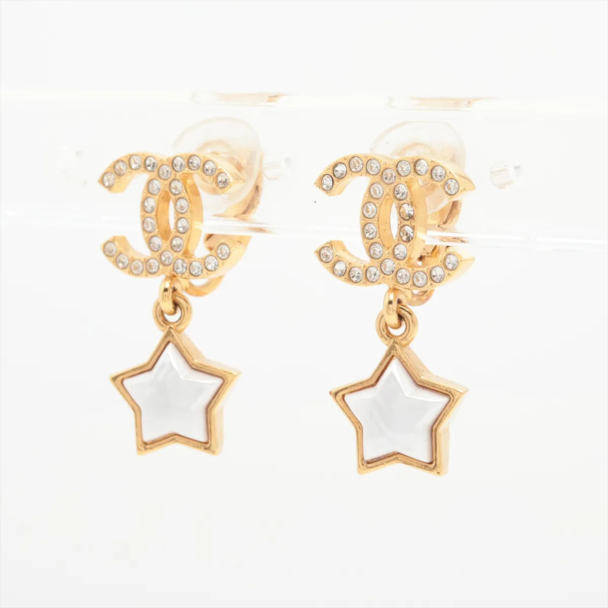 Chanel Coco Mark Clip On Earrings