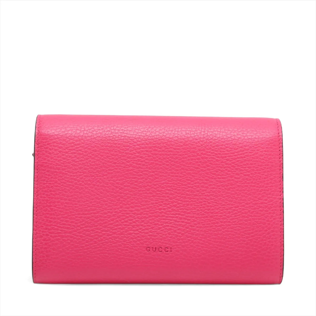Gucci Dionysus Leather Chain Wallet Pink