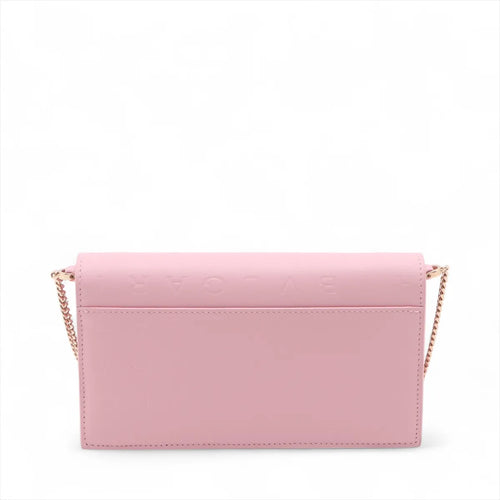 Bvlgari Infinitum Leather Chain Wallet Pink