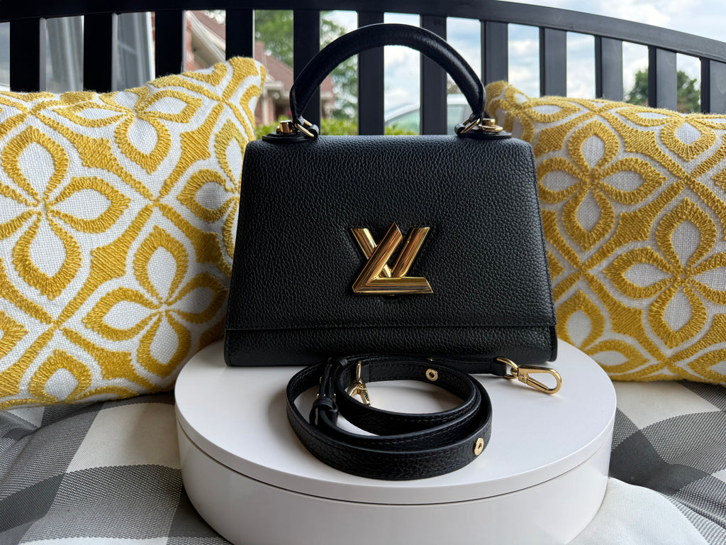 Louis Vuitton Top Handle Black Twist