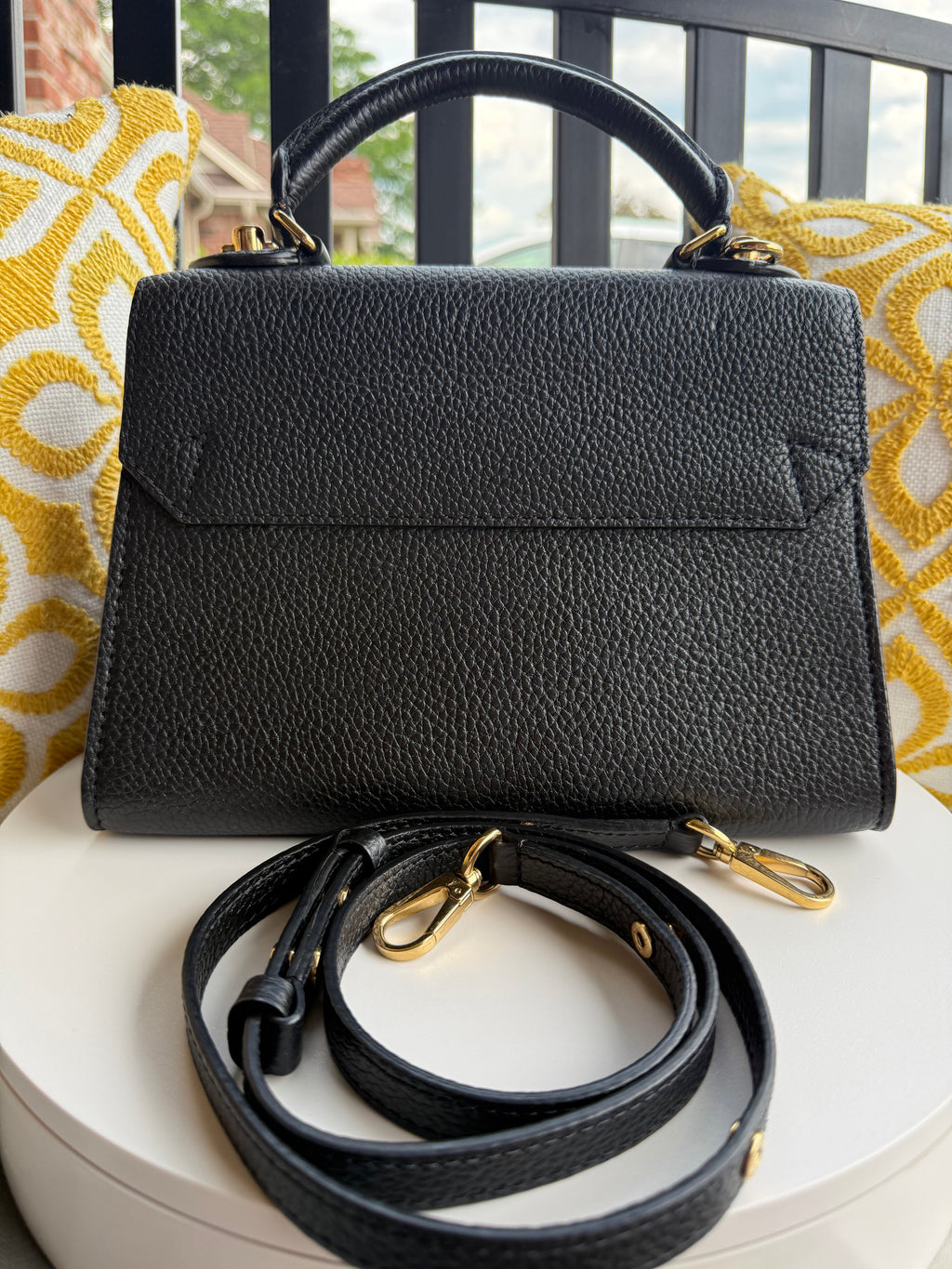 Louis Vuitton Top Handle Black Twist