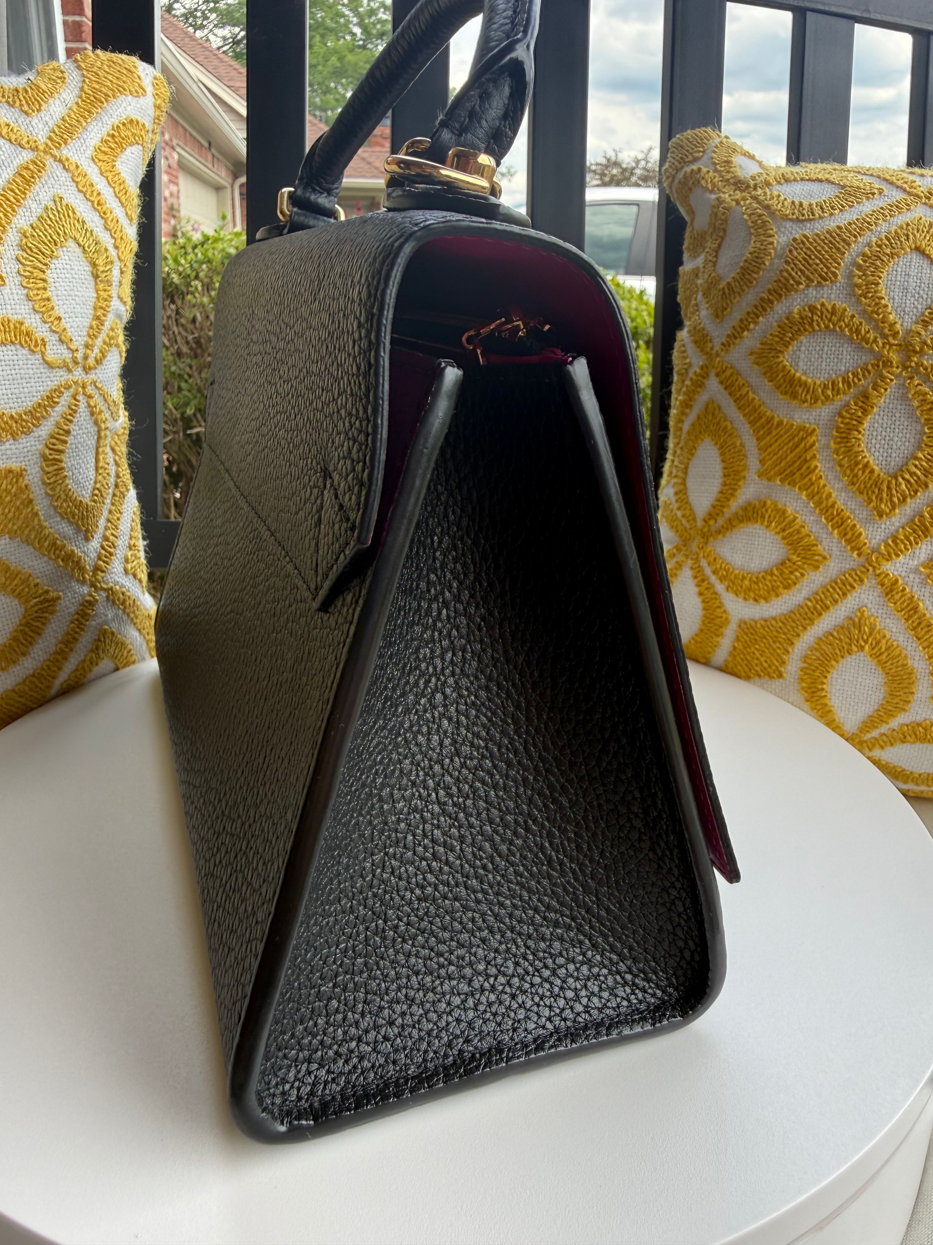 Louis Vuitton Top Handle Black Twist