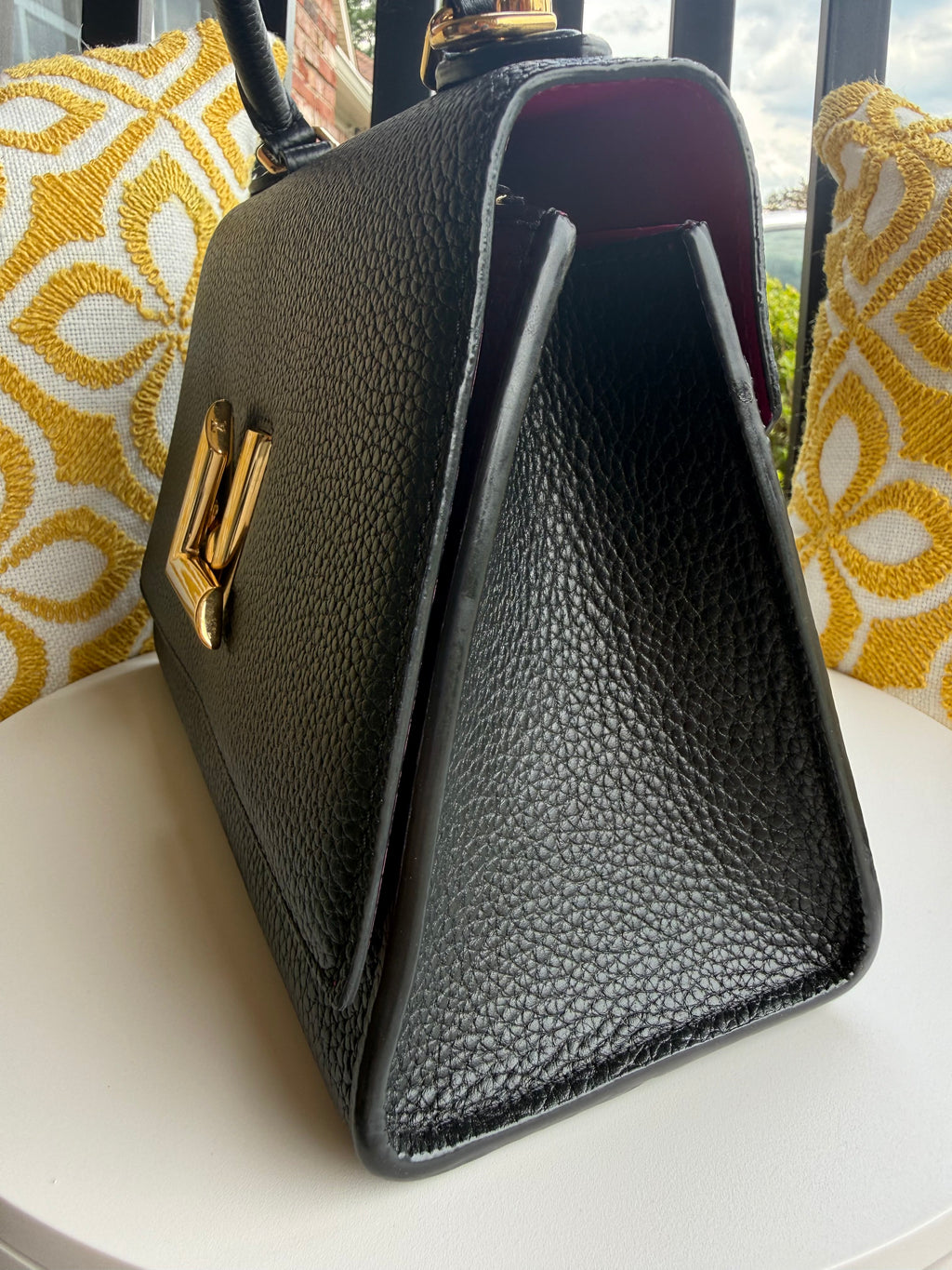 Louis Vuitton Top Handle Black Twist