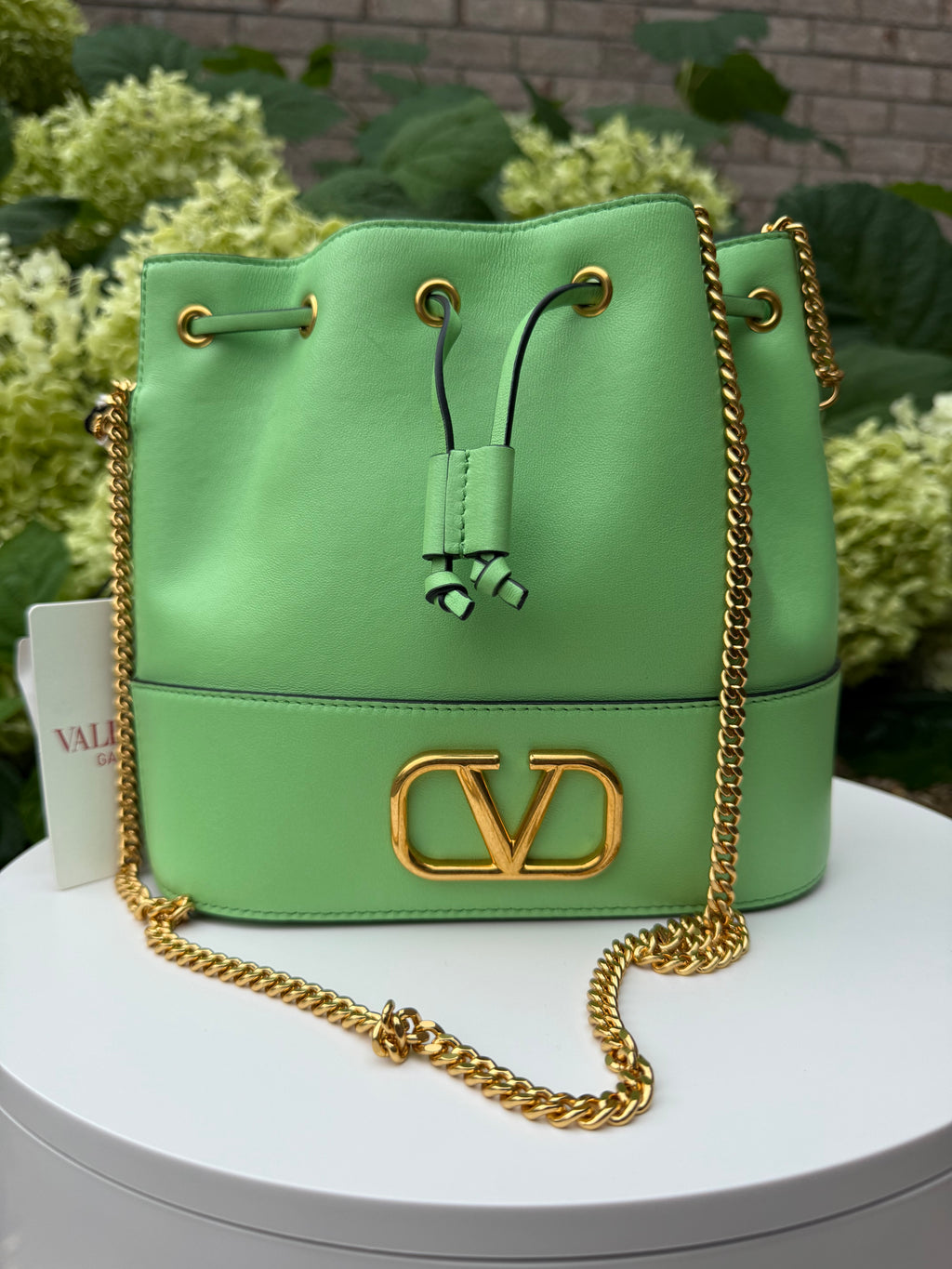 Valentino V logo bucket