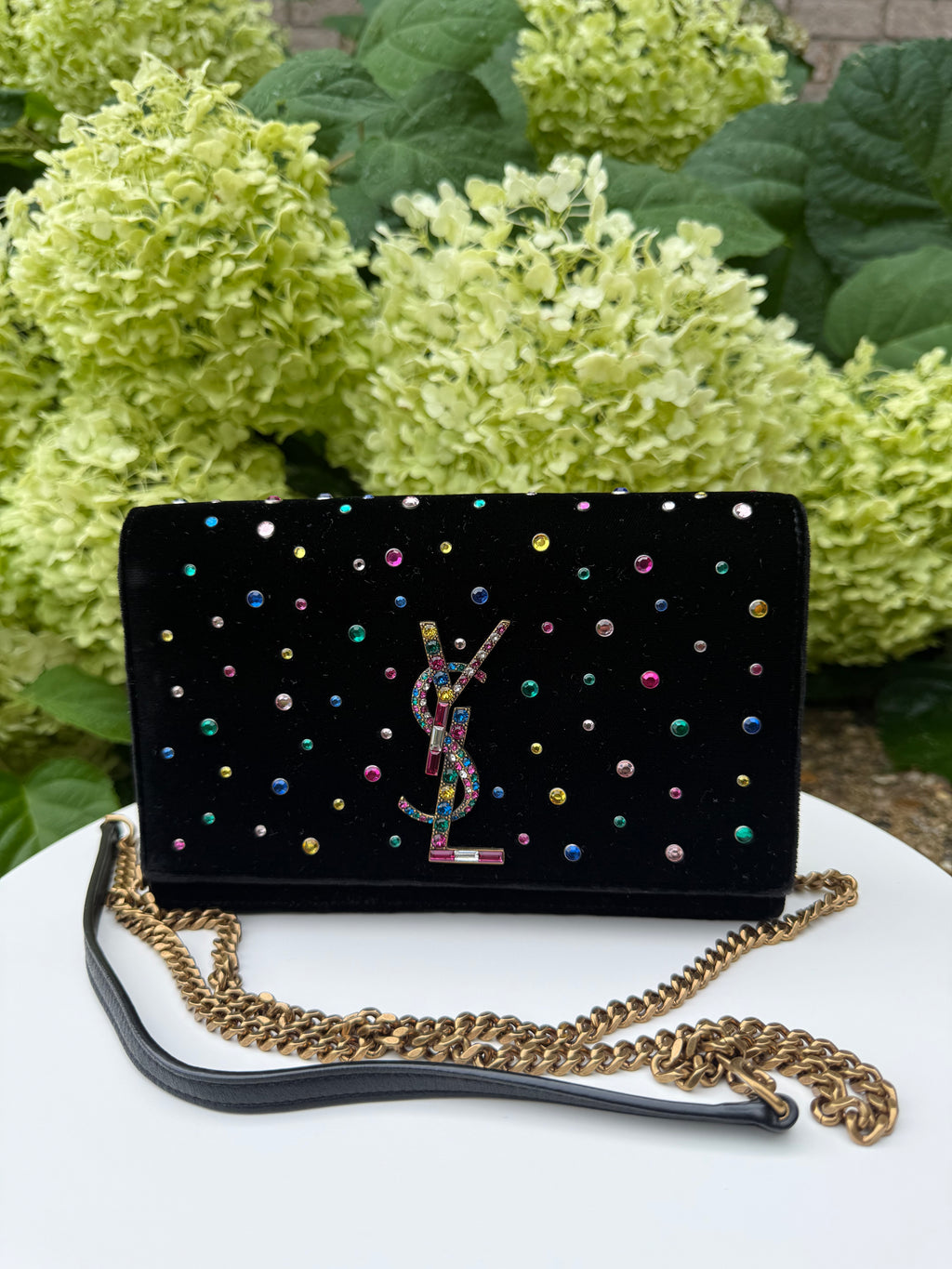 YSL Rhinestone Velvet