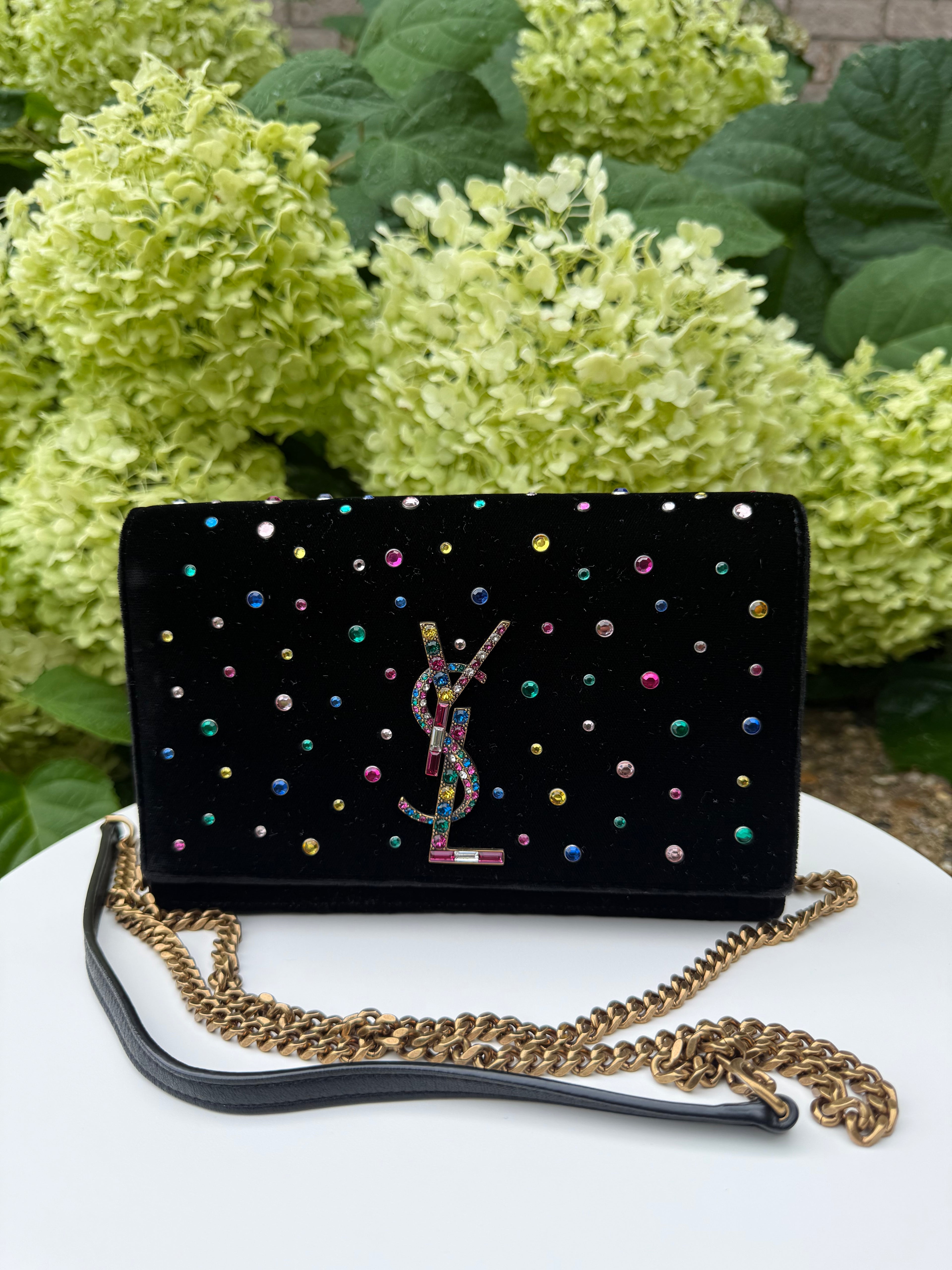 YSL Rhinestone Velvet