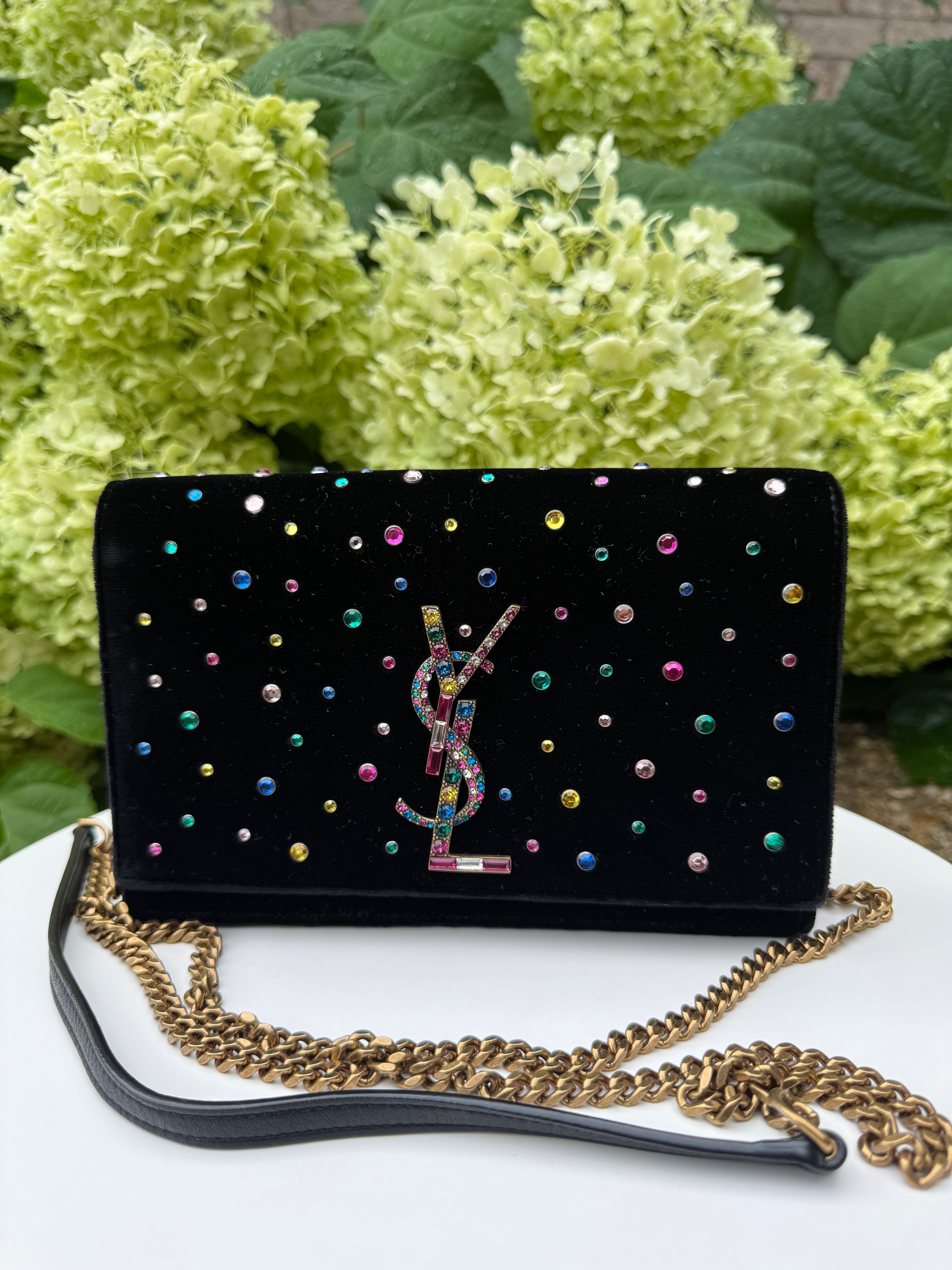 YSL Rhinestone Velvet