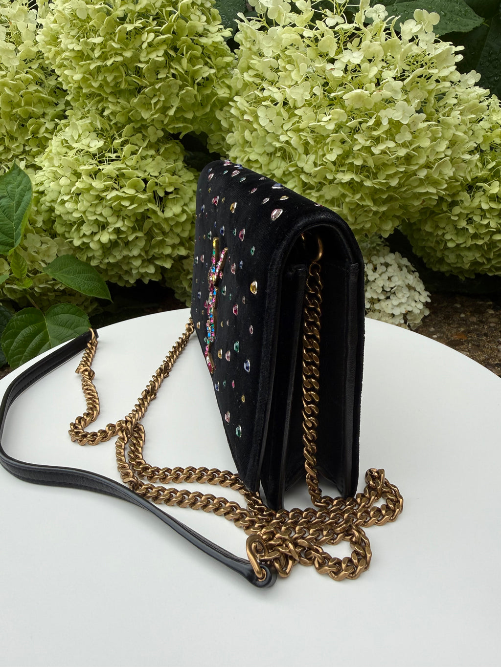 YSL Rhinestone Velvet