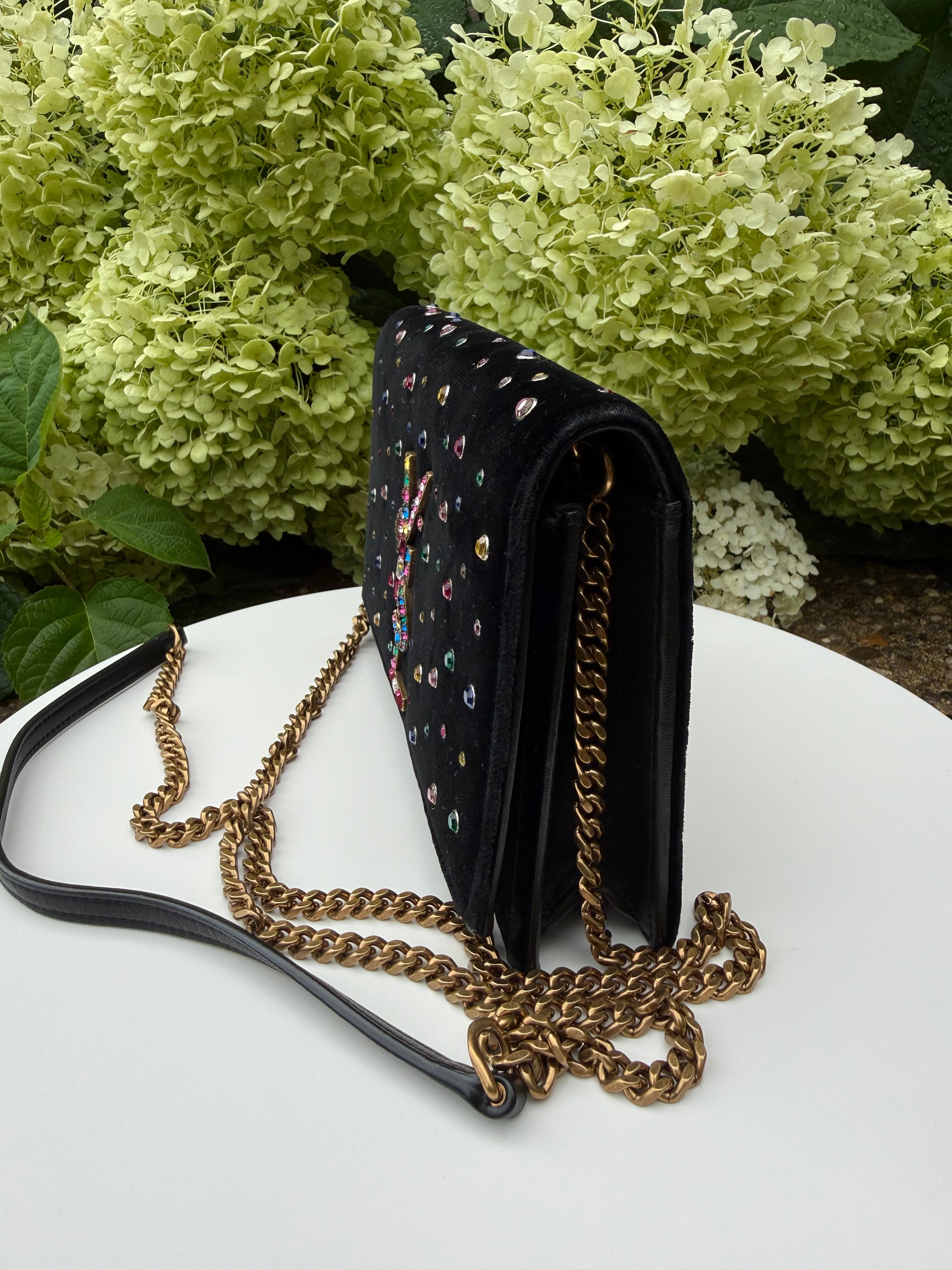 YSL Rhinestone Velvet