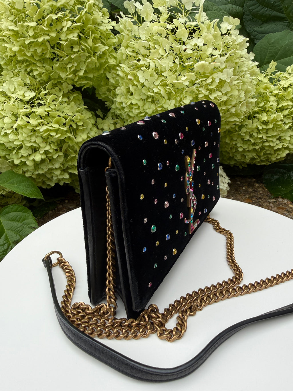 YSL Rhinestone Velvet
